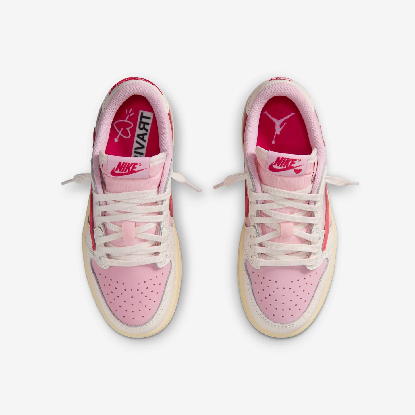 Jordan 1 Retro Low OG SP Travis Scott Sail Tropical Pink (PS)