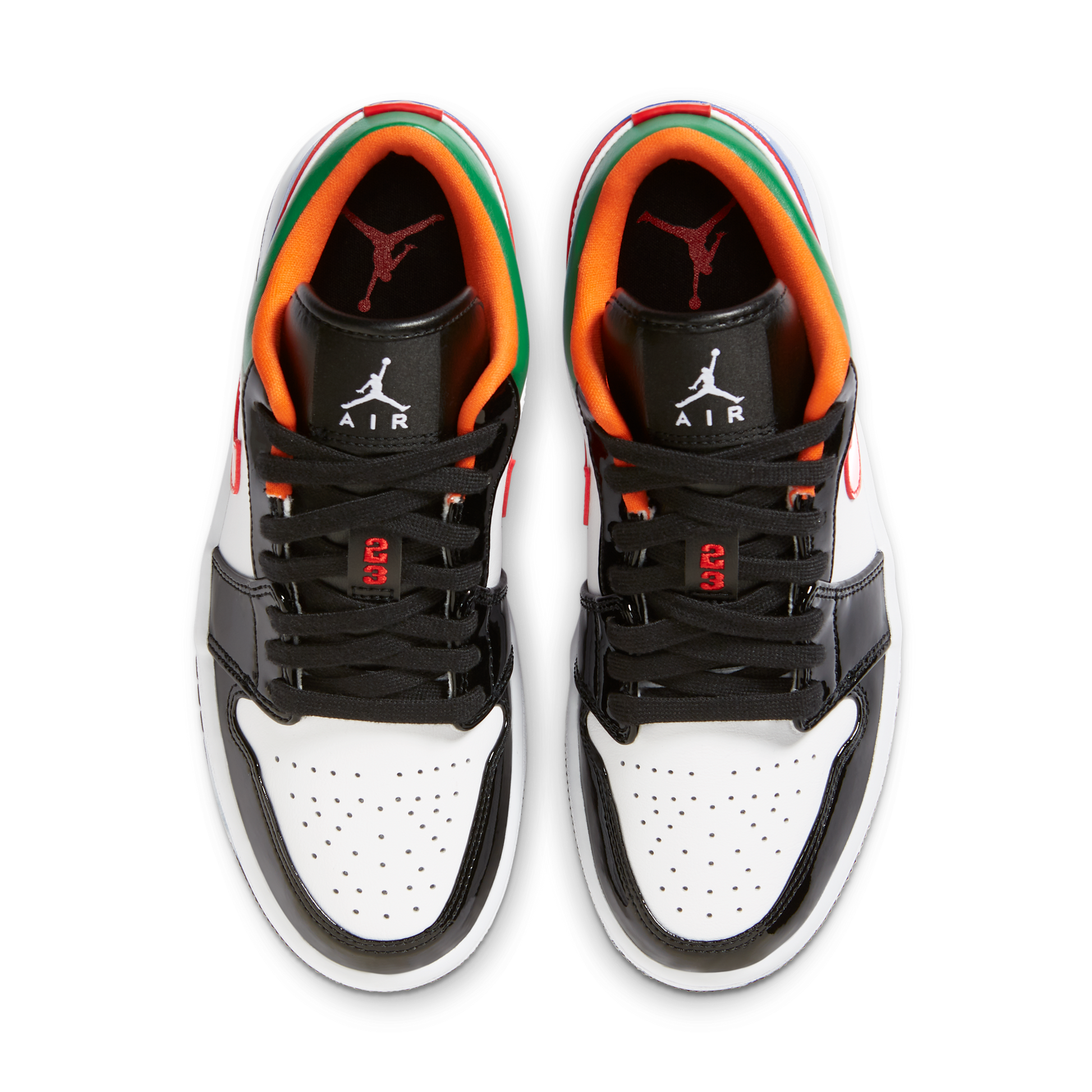 Jordan 1 Low Multi-Color Black Toe (Women's)