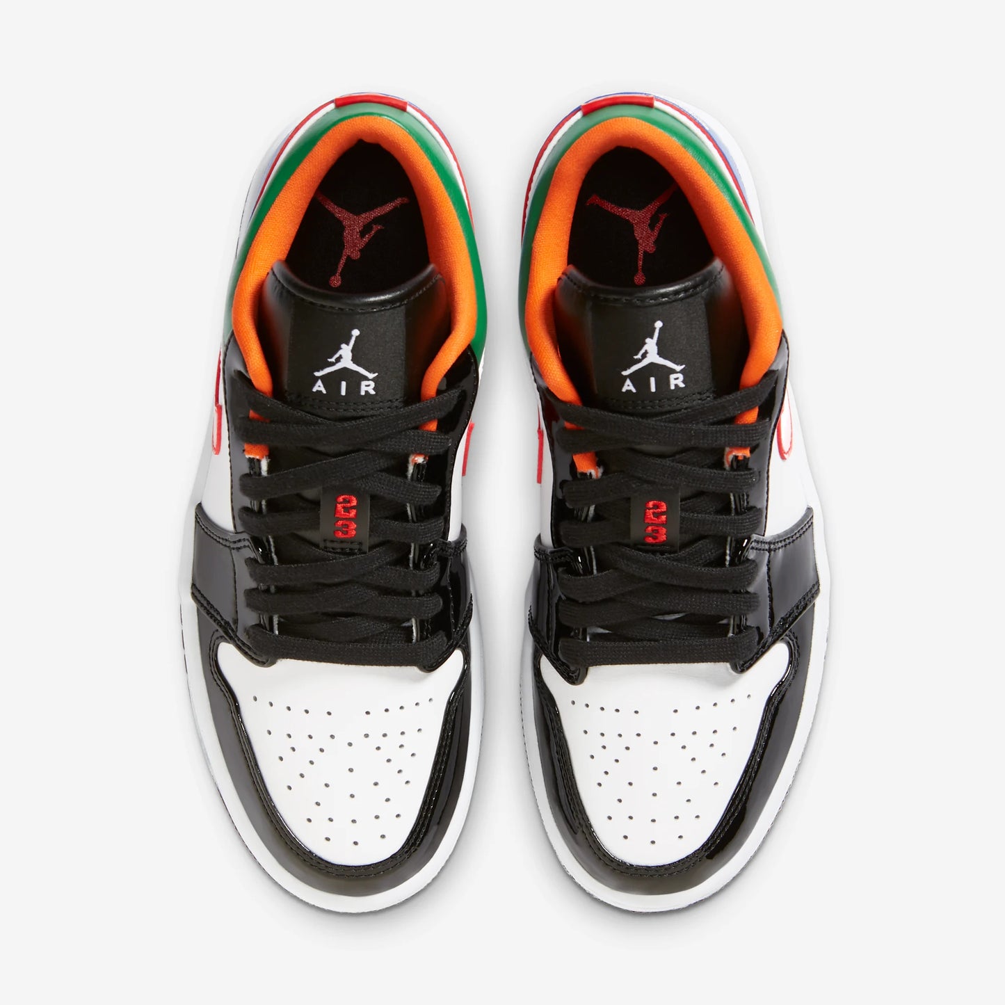 Jordan 1 Low Multi-Color Black Toe (Women's)