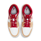 Jordan 1 Mid Light Curry Cardinal