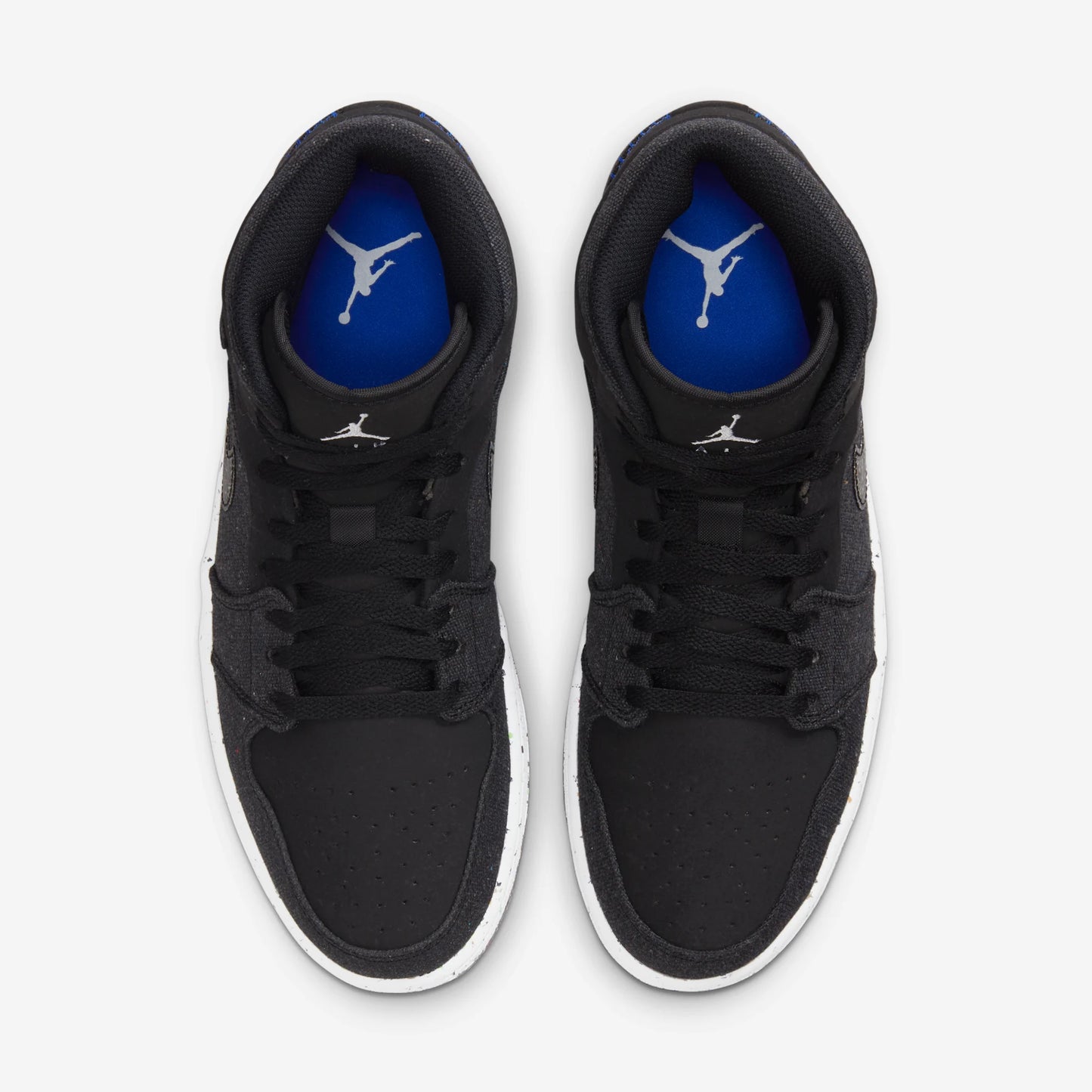 Jordan 1 Mid Crater Black