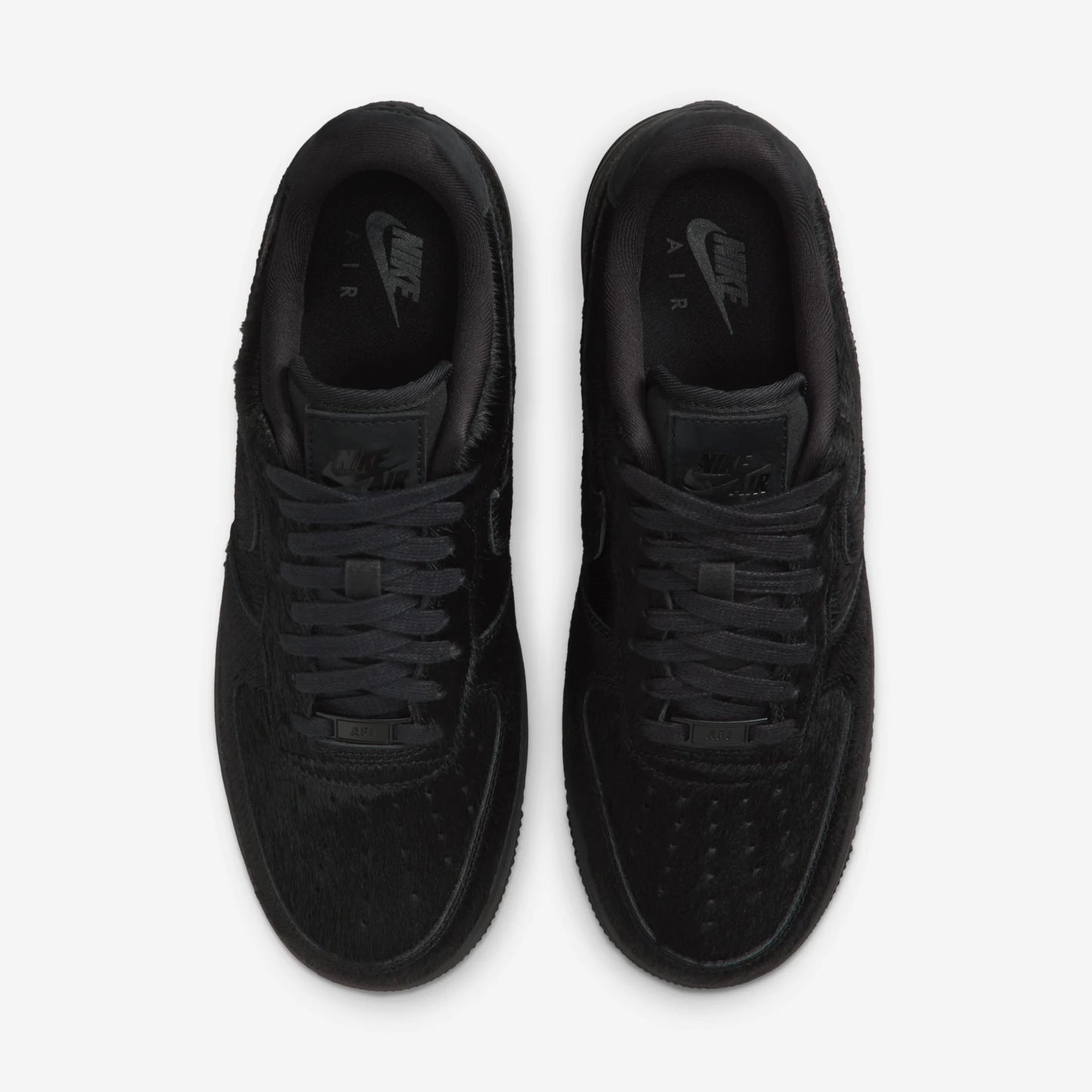 Nike Air Force 1 Low '07 Triple Black Pony Hair (Women's)
