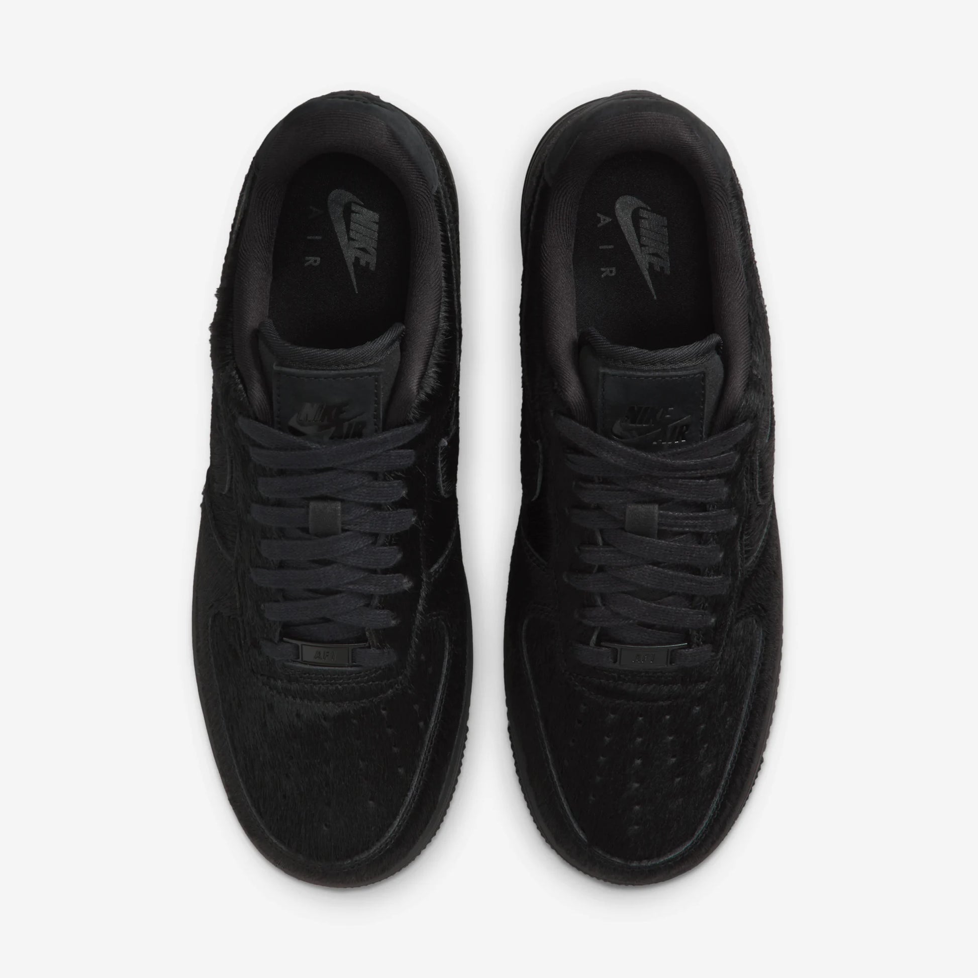 Nike Air Force 1 Low '07 Triple Black Pony Hair (Women's)