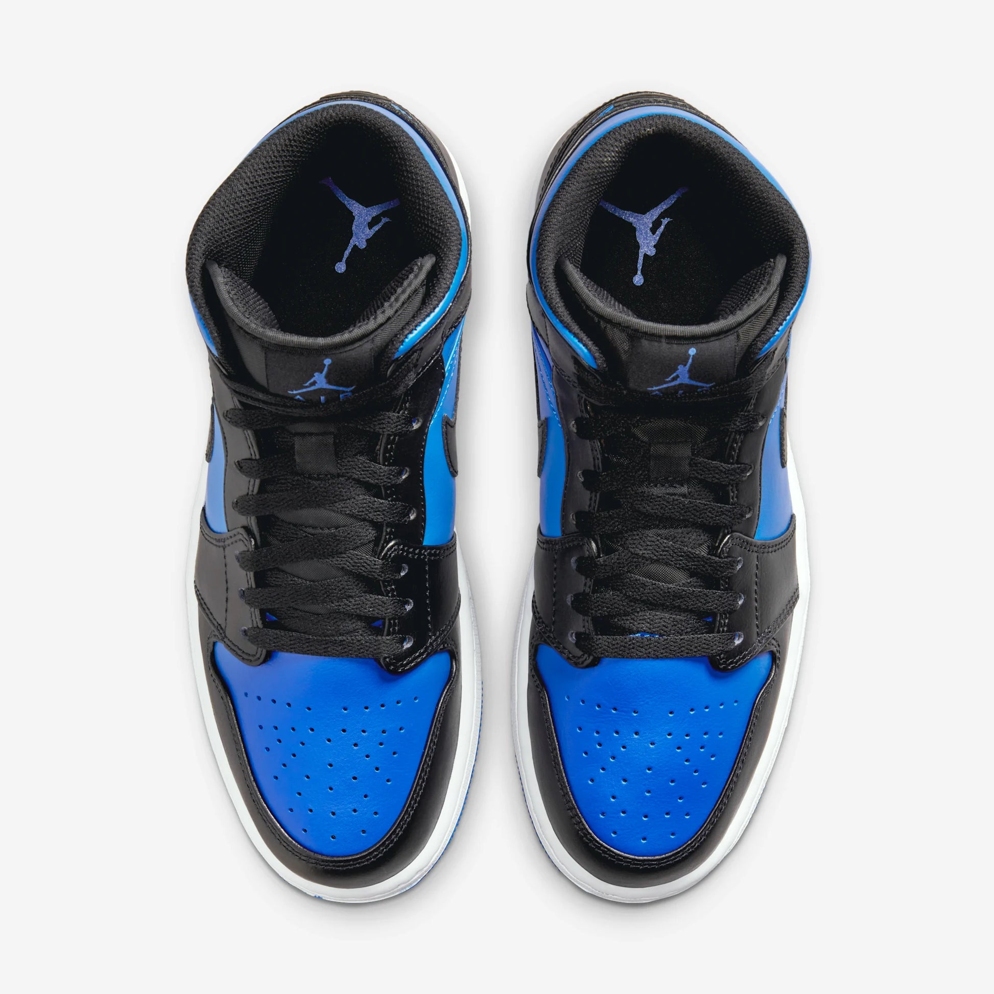 Jordan 1 Mid Black Royal Blue