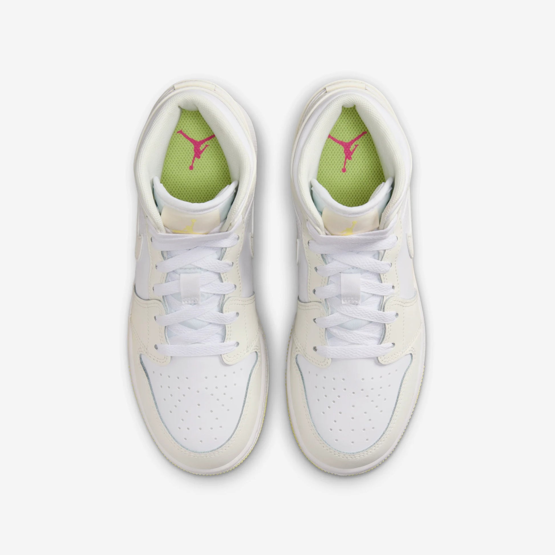 Jordan 1 Mid Sail Light Laser Orange (GS)