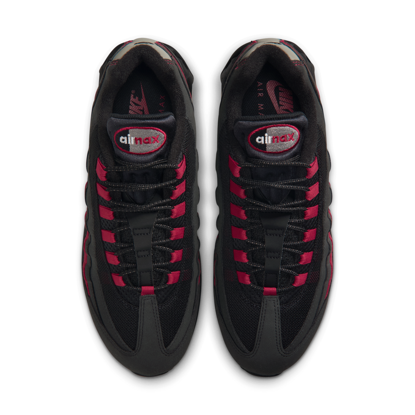 Nike Air Max 95 OG Big Bubble Black Crimson Grey
