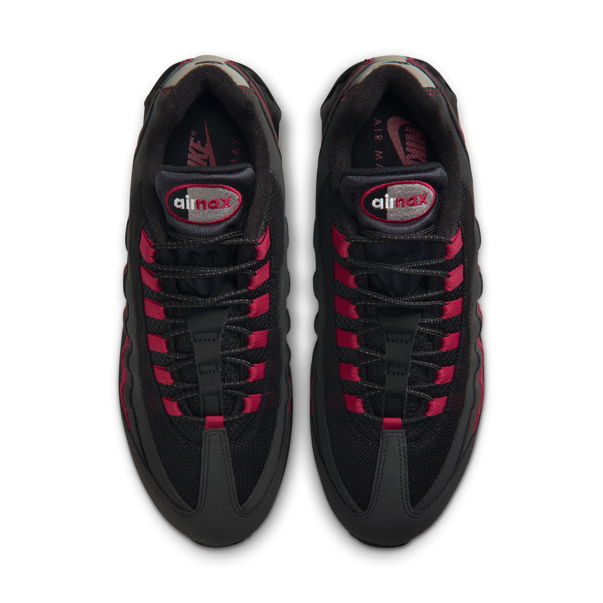 Nike Air Max 95 OG Big Bubble Black Crimson Grey