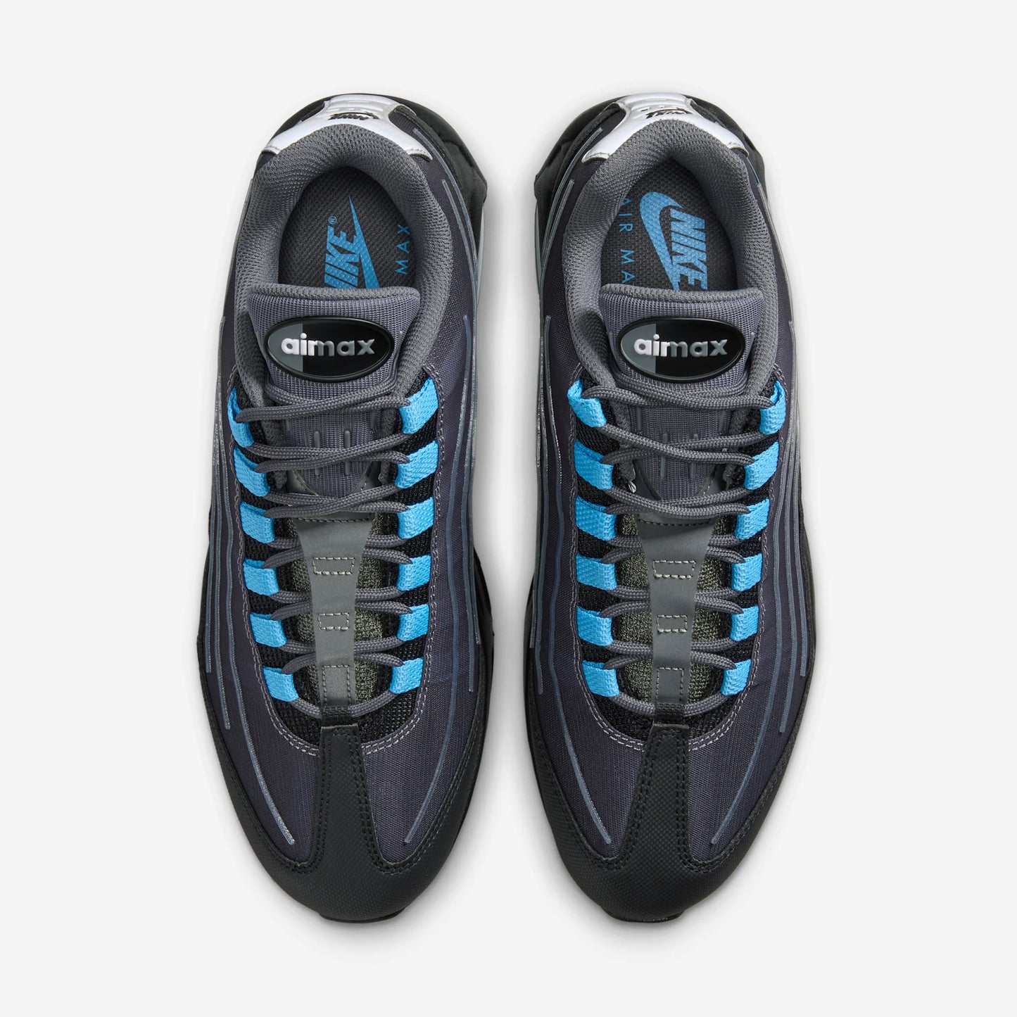 Nike Air Max 95 Big Bubble Tech Black University Blue