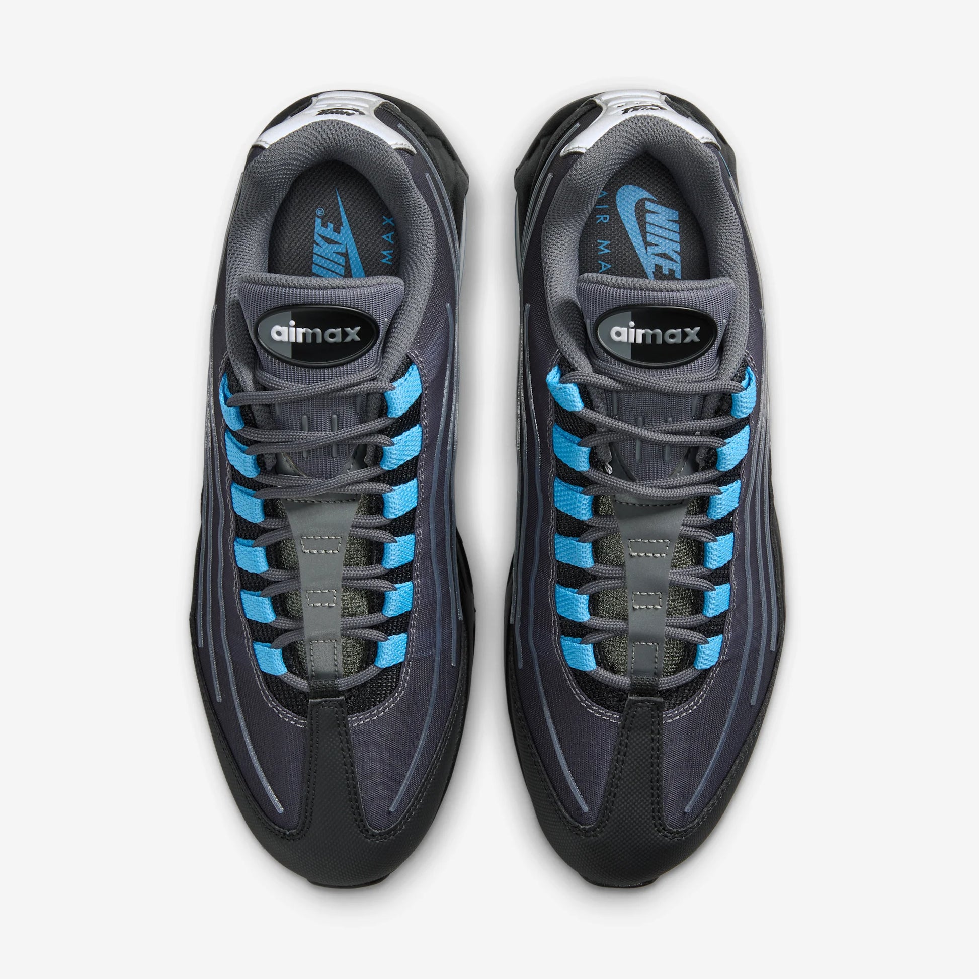 Nike Air Max 95 Big Bubble Tech Black University Blue
