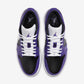 Jordan 1 Low Court Purple Black
