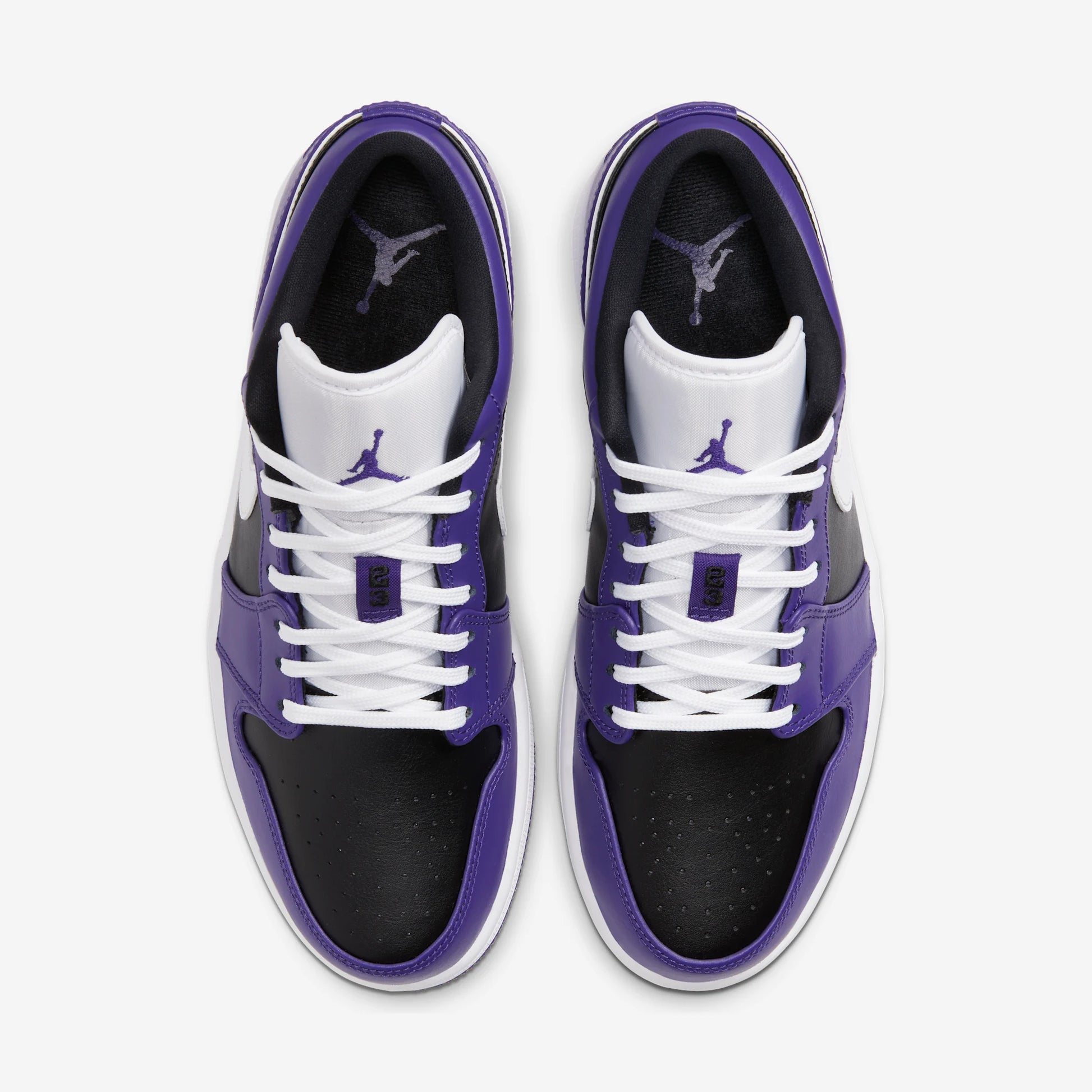 Jordan 1 Low Court Purple Black