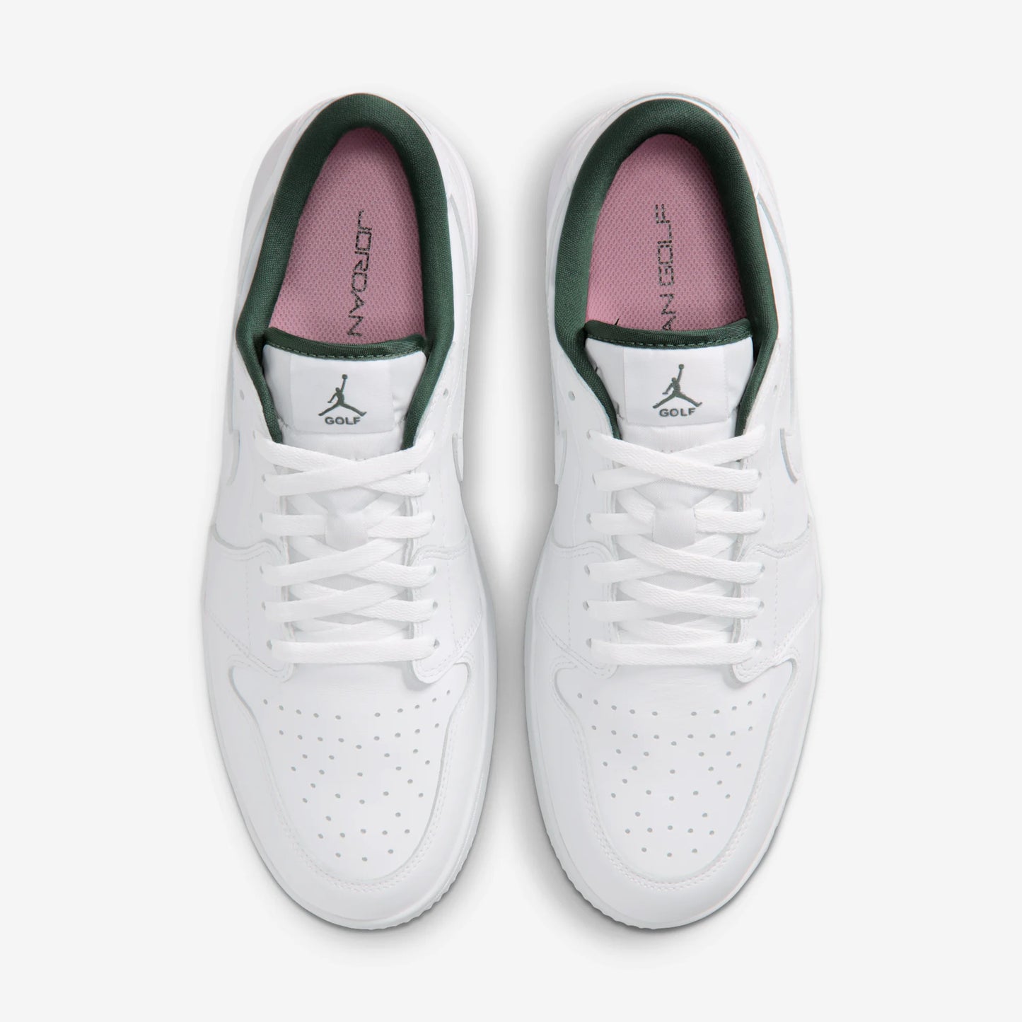 Jordan 1 Low Golf Spiked White Fir Elemental Pink