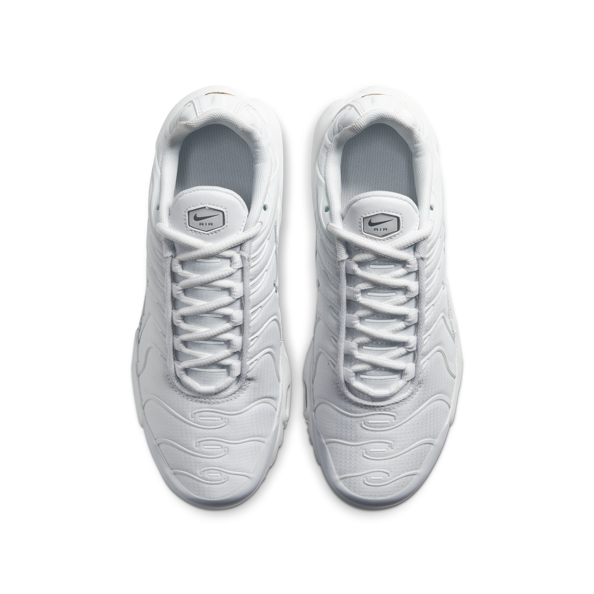 Nike Air Max Plus White Metallic Silver (GS)