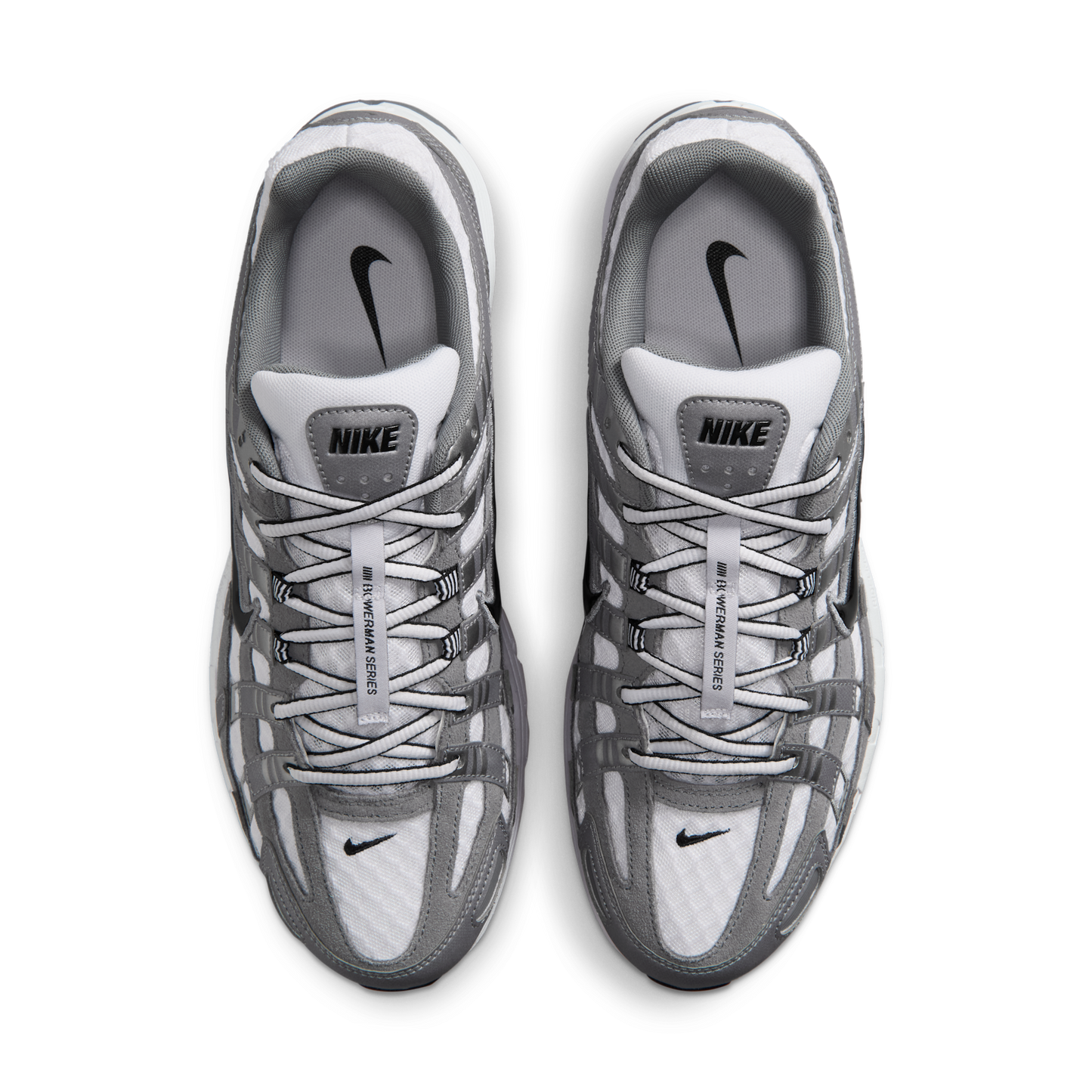 Nike P-6000 White Metallic Cool Grey Black