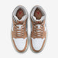 Jordan 1 Mid Rattan White College Grey