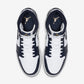 Jordan 1 Mid White Metallic Gold Obsidian
