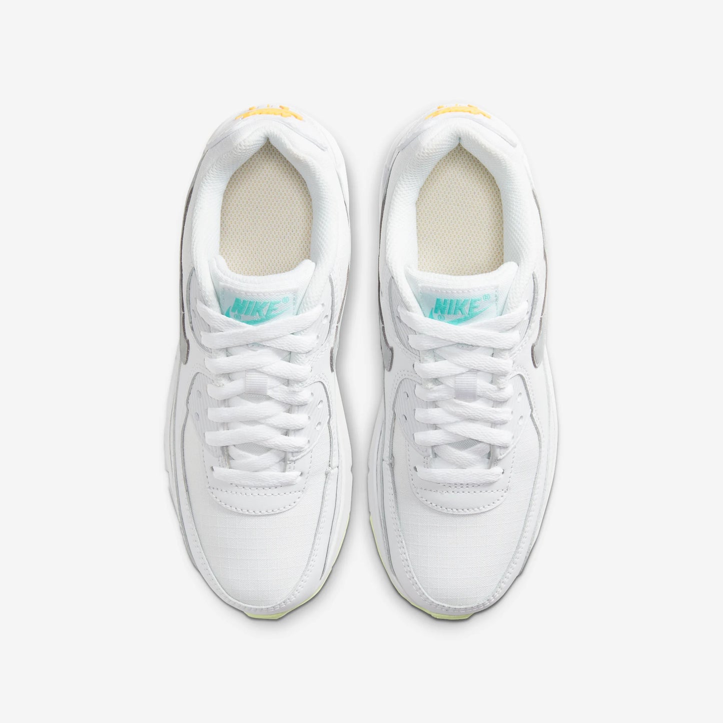 Nike Air Max 90 White Laser Orange Aurora (GS)