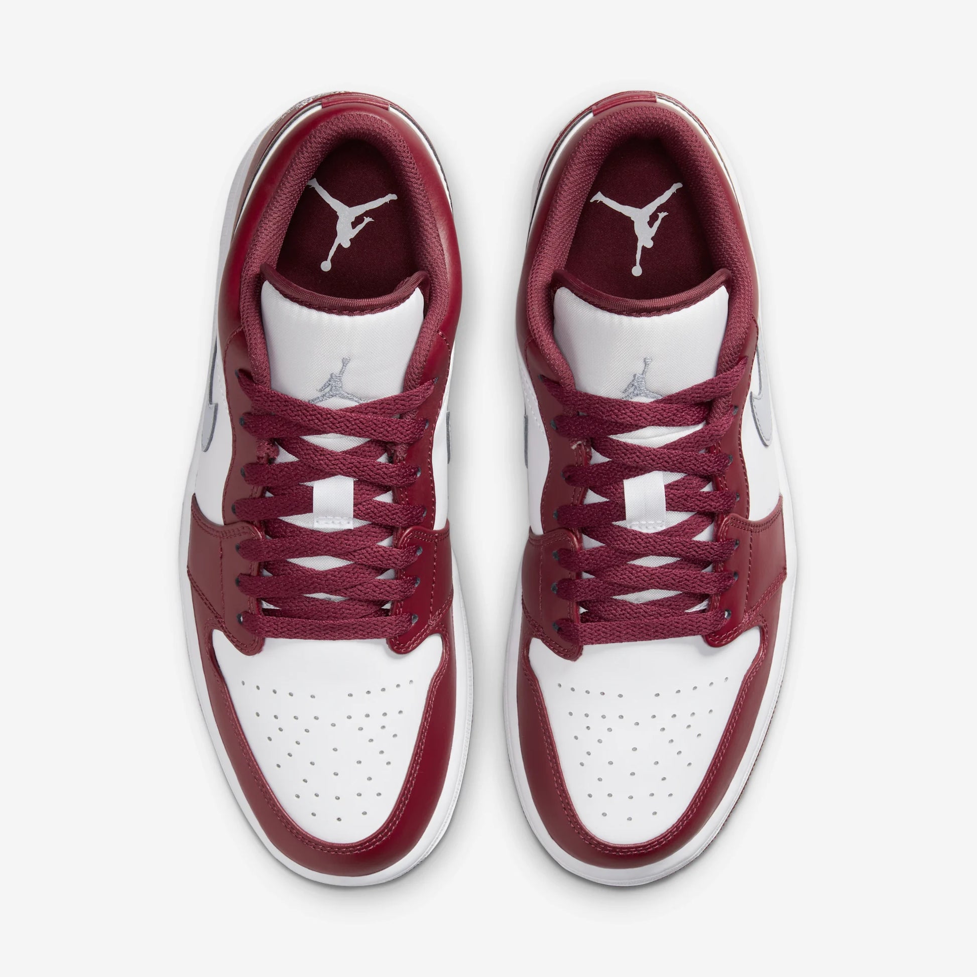 Jordan 1 Low White Bordeaux