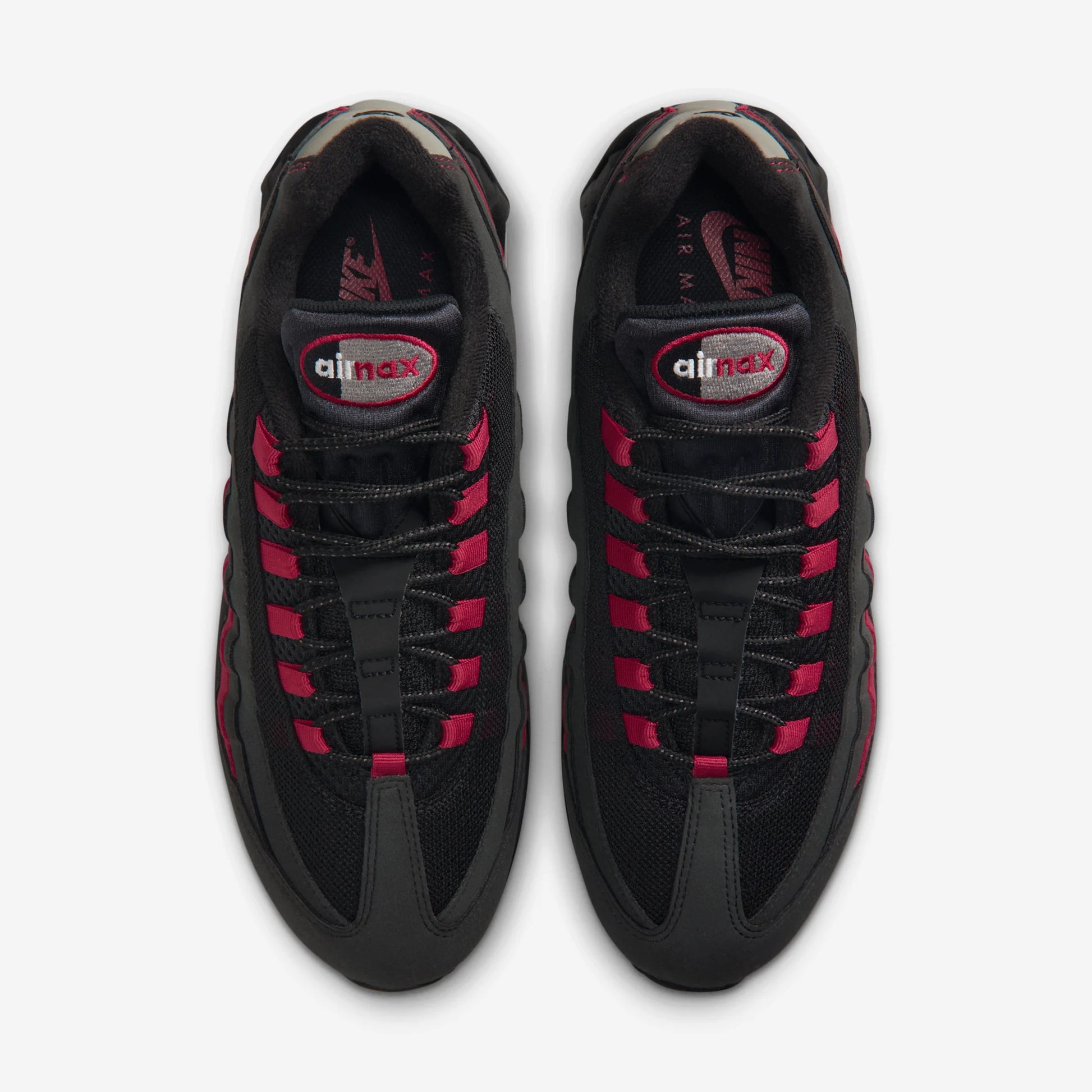 Nike Air Max 95 OG Big Bubble Black Crimson Grey