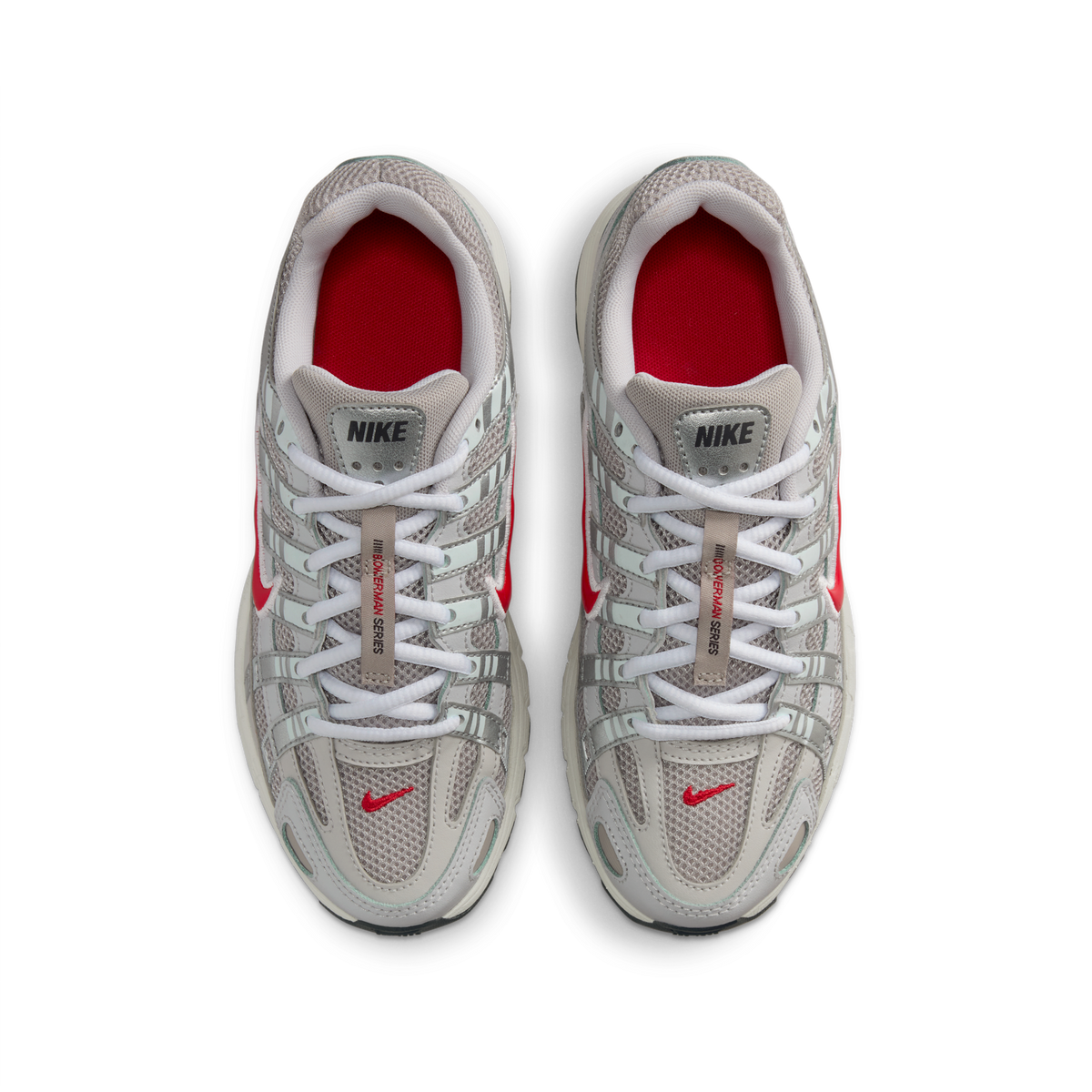Nike P-6000 College Grey Phantom Fire Red (GS)