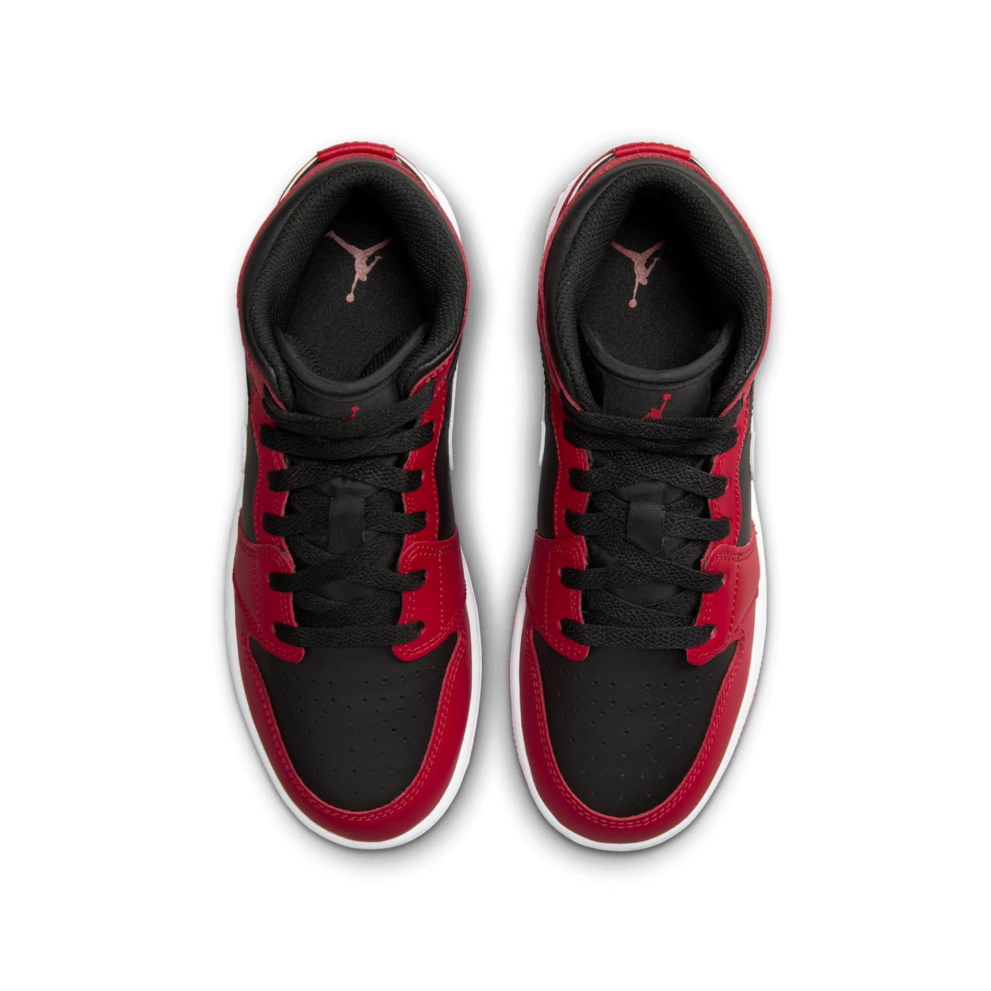 Jordan 1 Mid Gym Red Black White