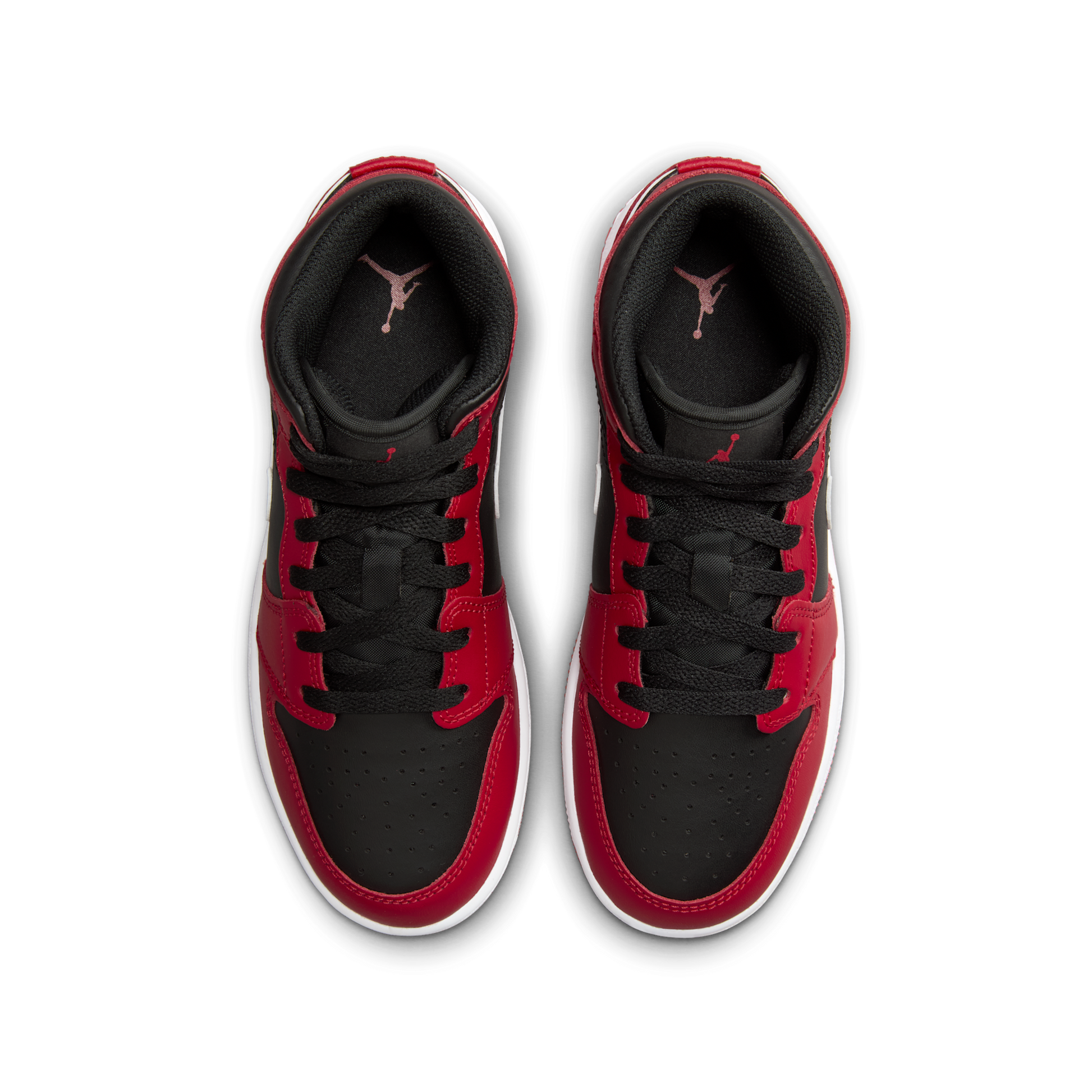 Jordan 1 Mid Gym Red Black White