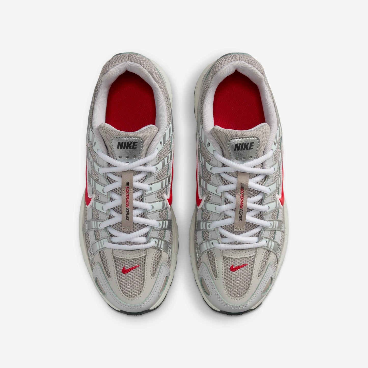 Nike P-6000 College Grey Phantom Fire Red (GS)