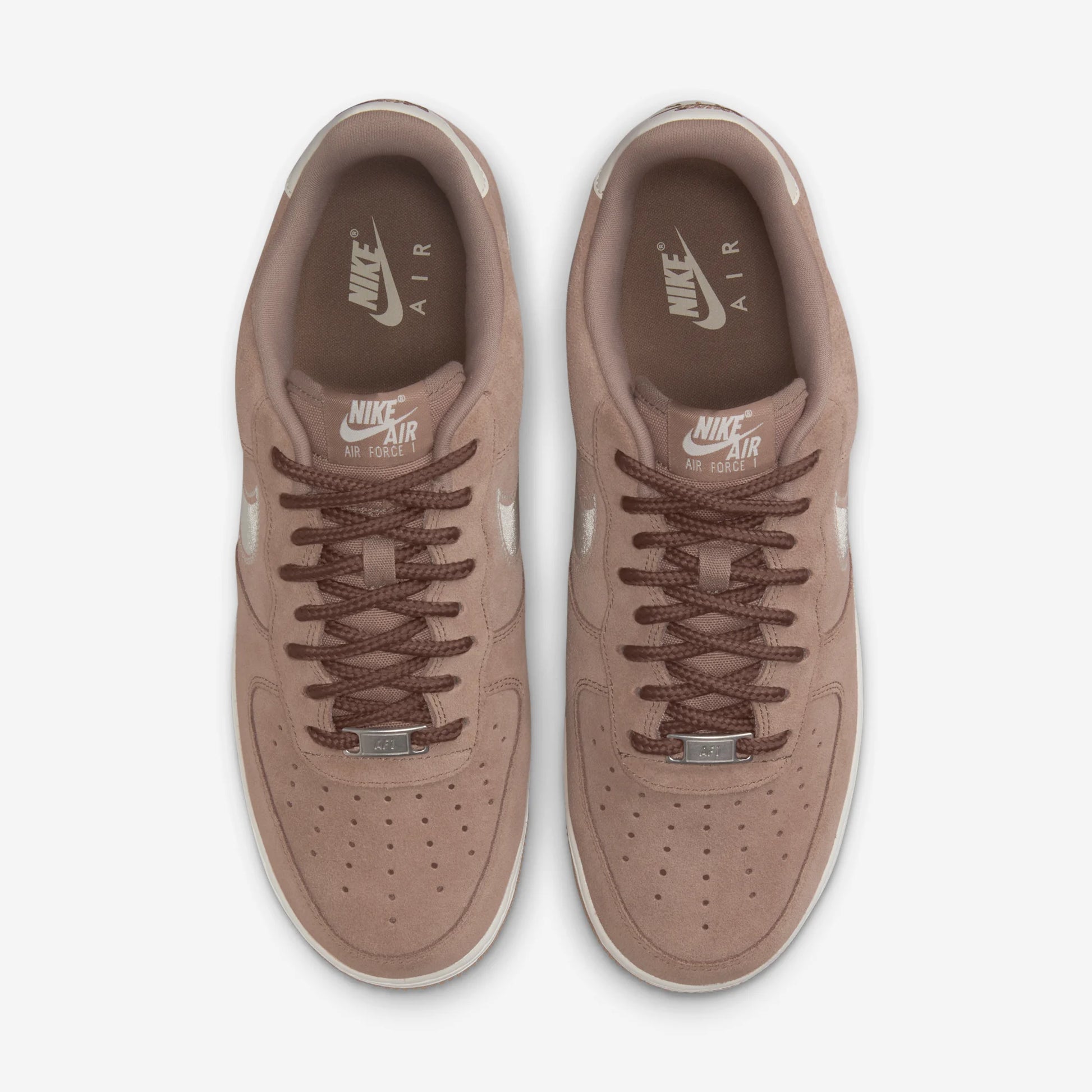 Nike Air Force 1 Low '07 LV8 Mink Brown Embroidered Swoosh
