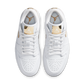 Jordan 1 Low White Metallic Gold (Women's)