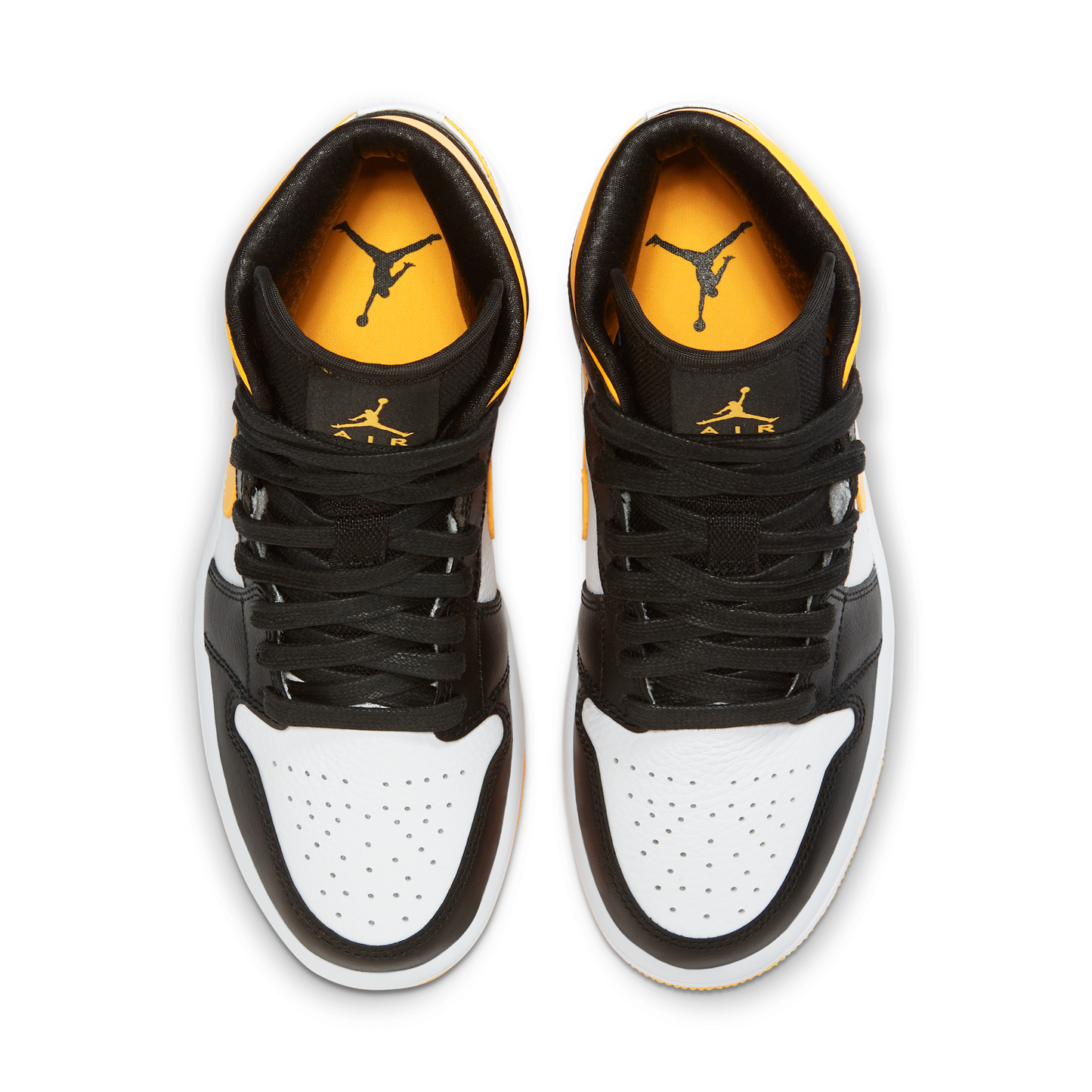 Jordan 1 Mid Laser Orange Black (Women's)