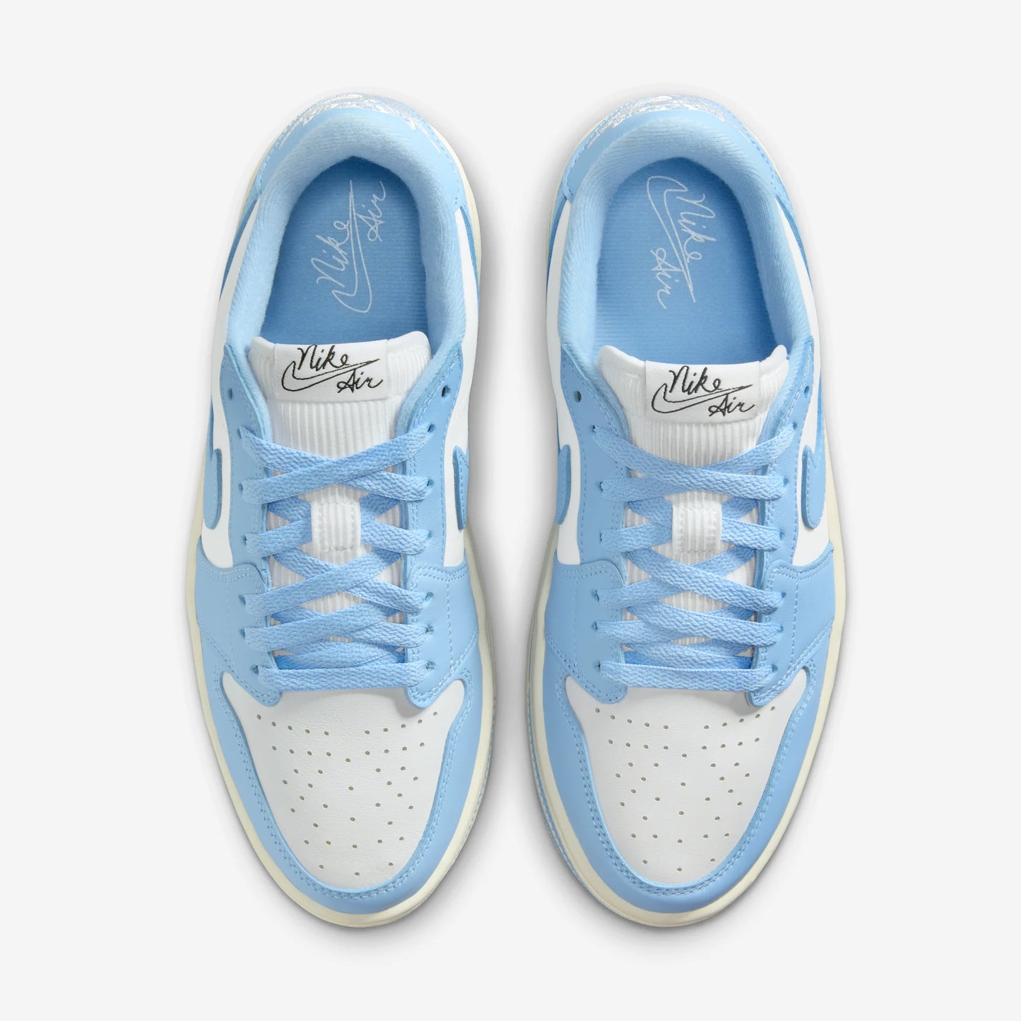 Jordan 1 Low Triple Stack Psychic Blue White (Women's)