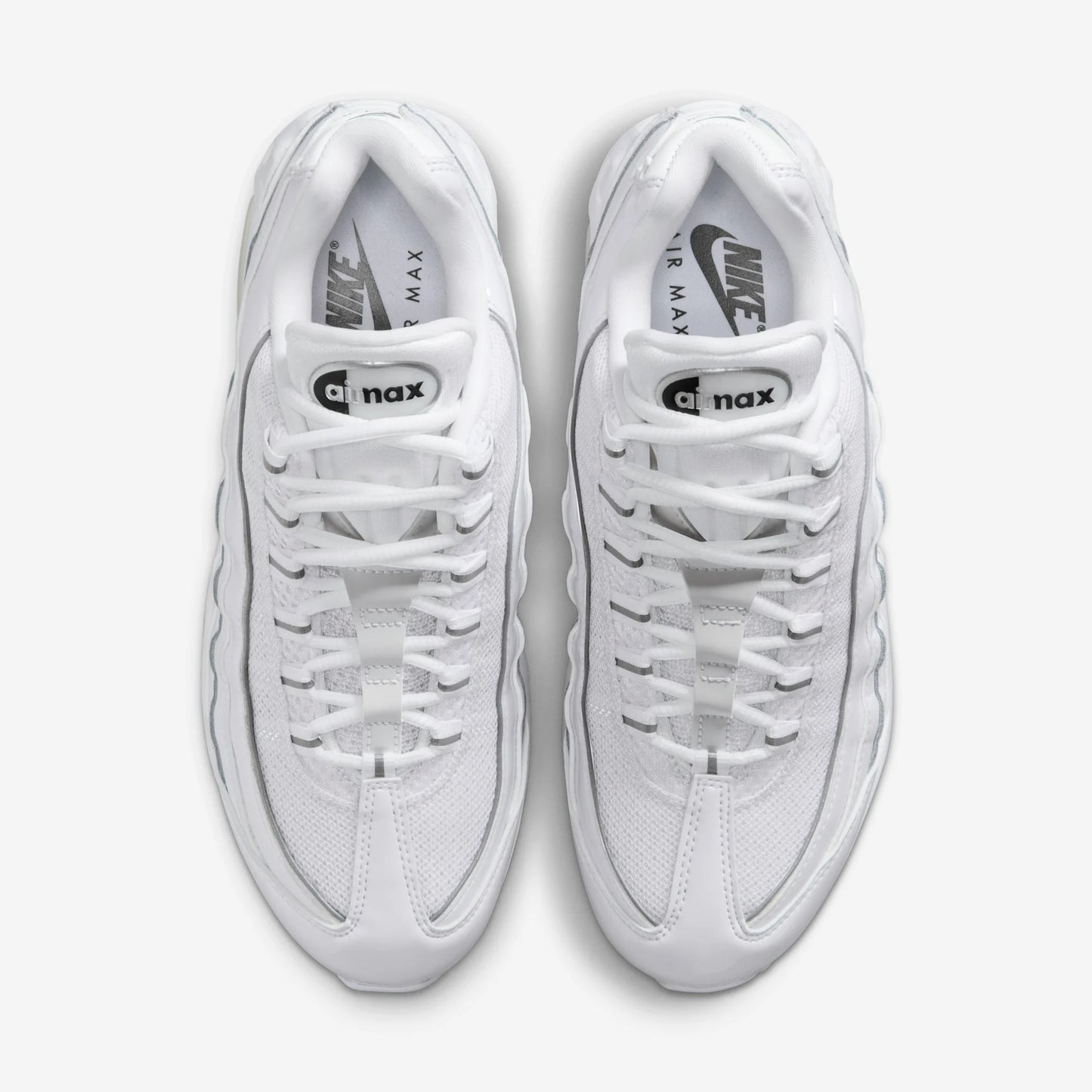 Nike Air Max 95 Big Bubble White Patent (Women's)
