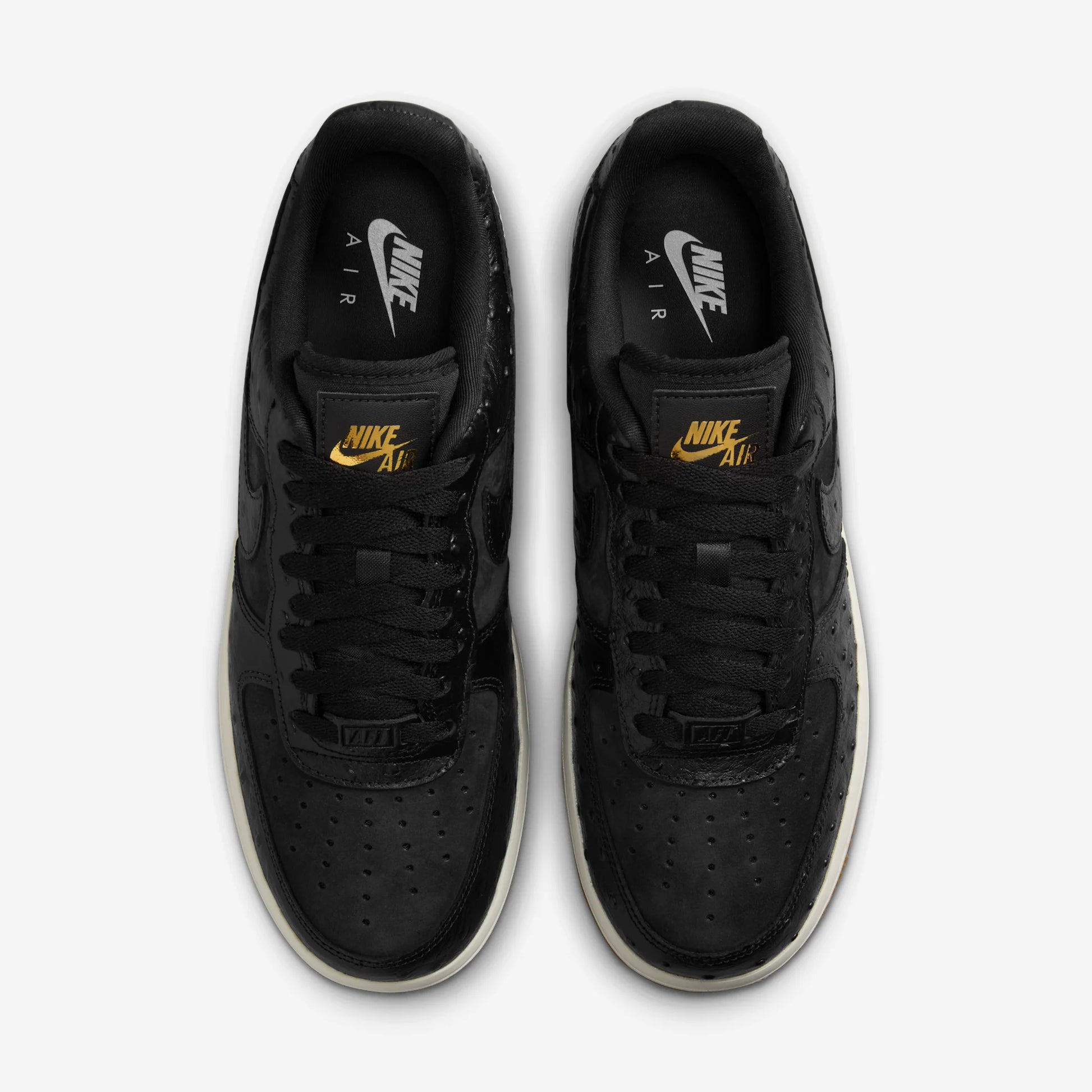 Nike Air Force 1 Low '07 Black Ostrich Gum (Women's)