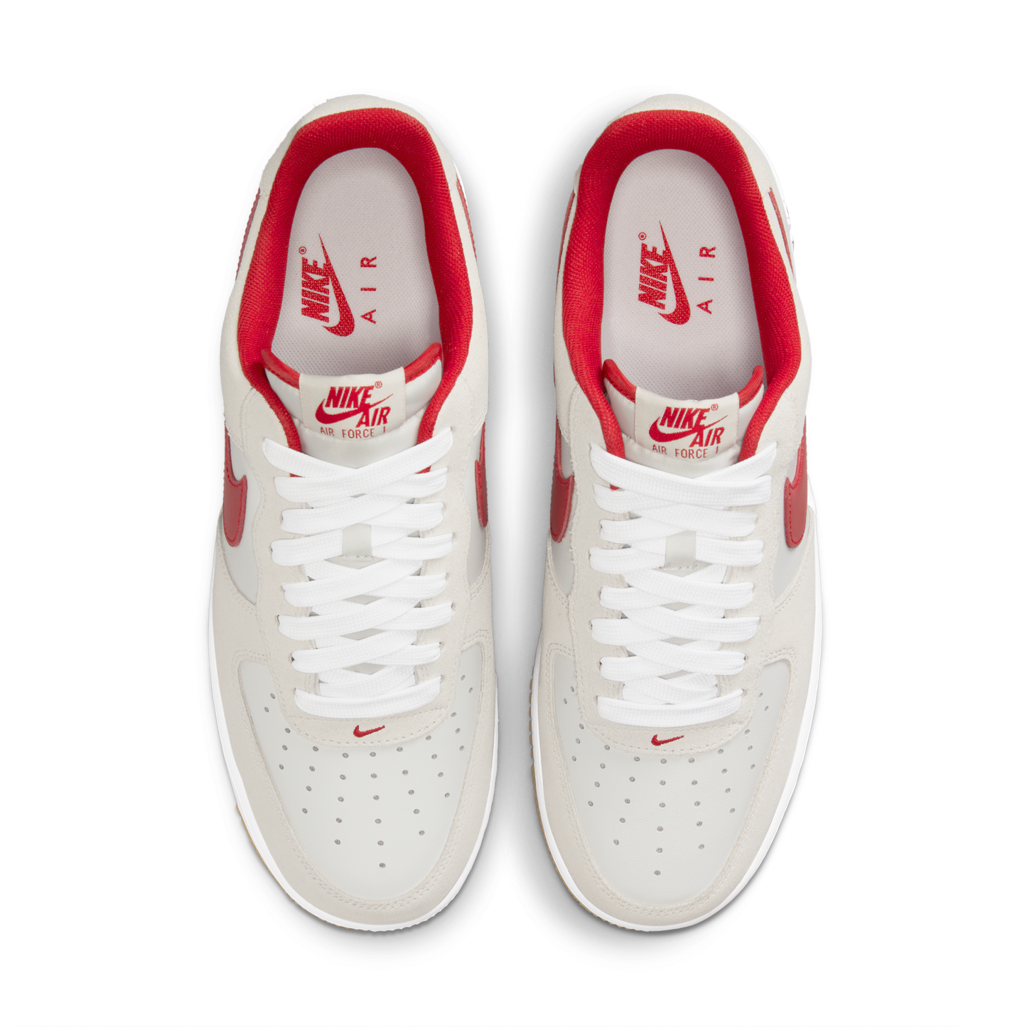 Nike Air Force 1 Low '07 LV8 Summit White Varsity Red Gum