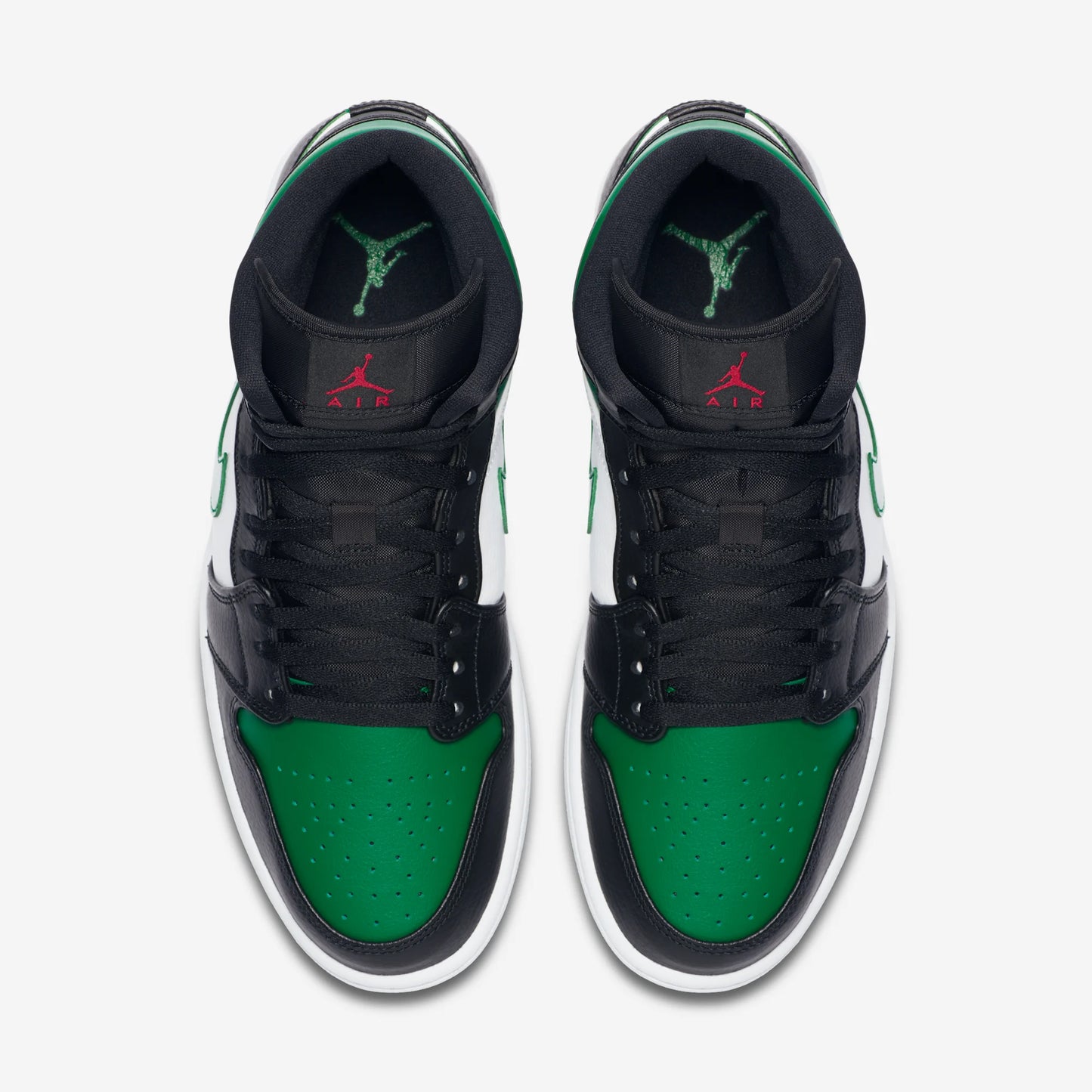 Jordan 1 Mid Green Toe