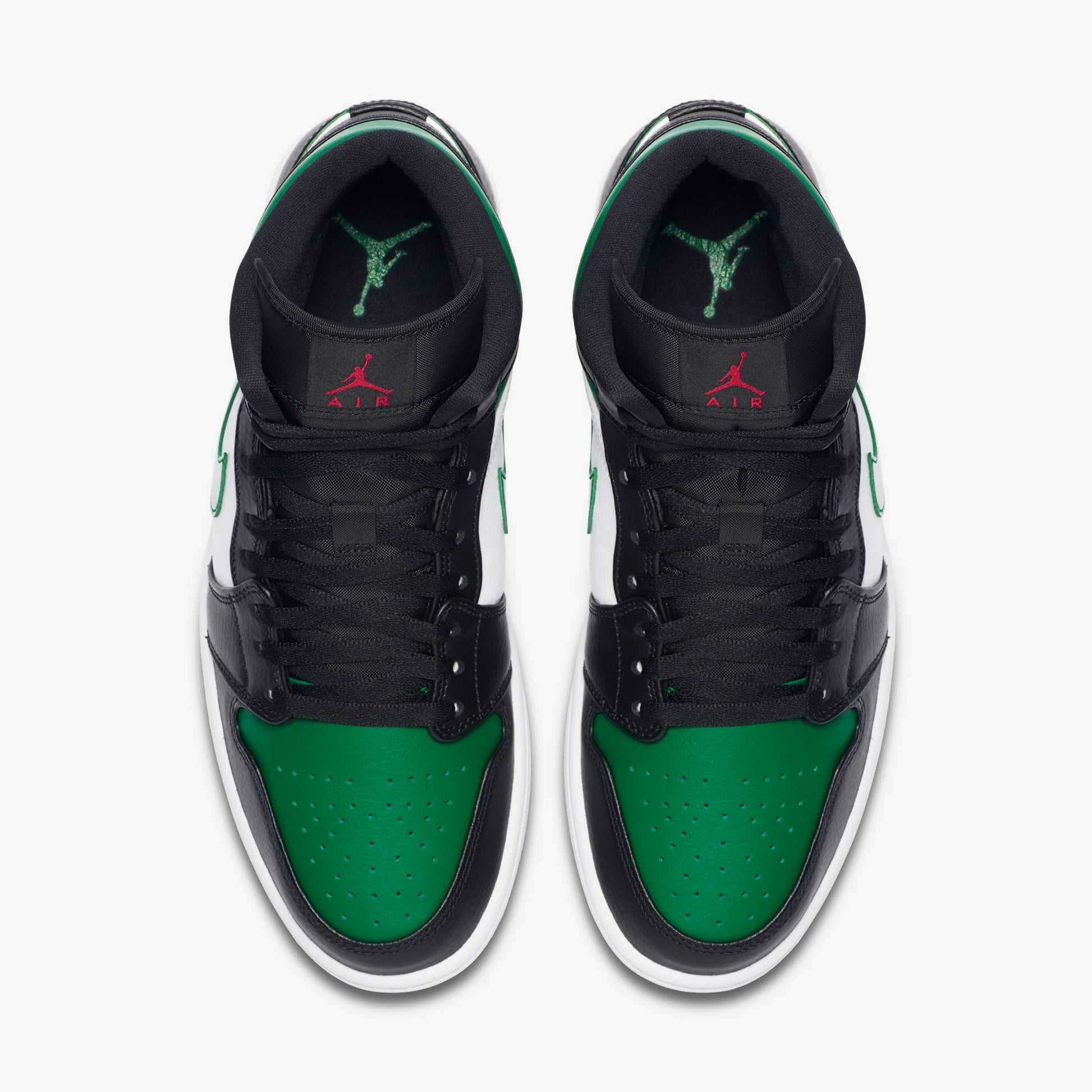 Jordan 1 Mid Green Toe