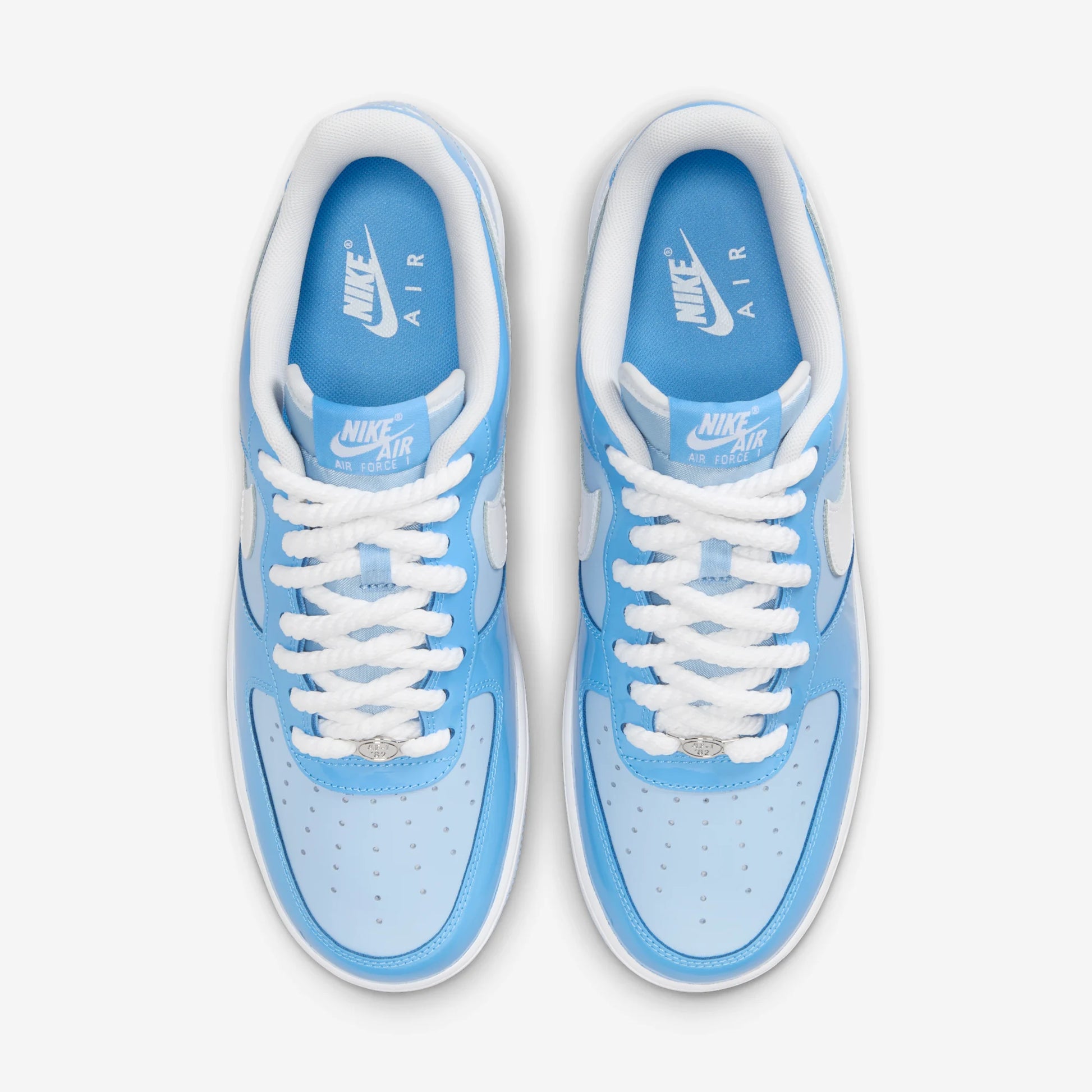 Nike Air Force 1 Low '07 LV8 Phychic Blue White Patent