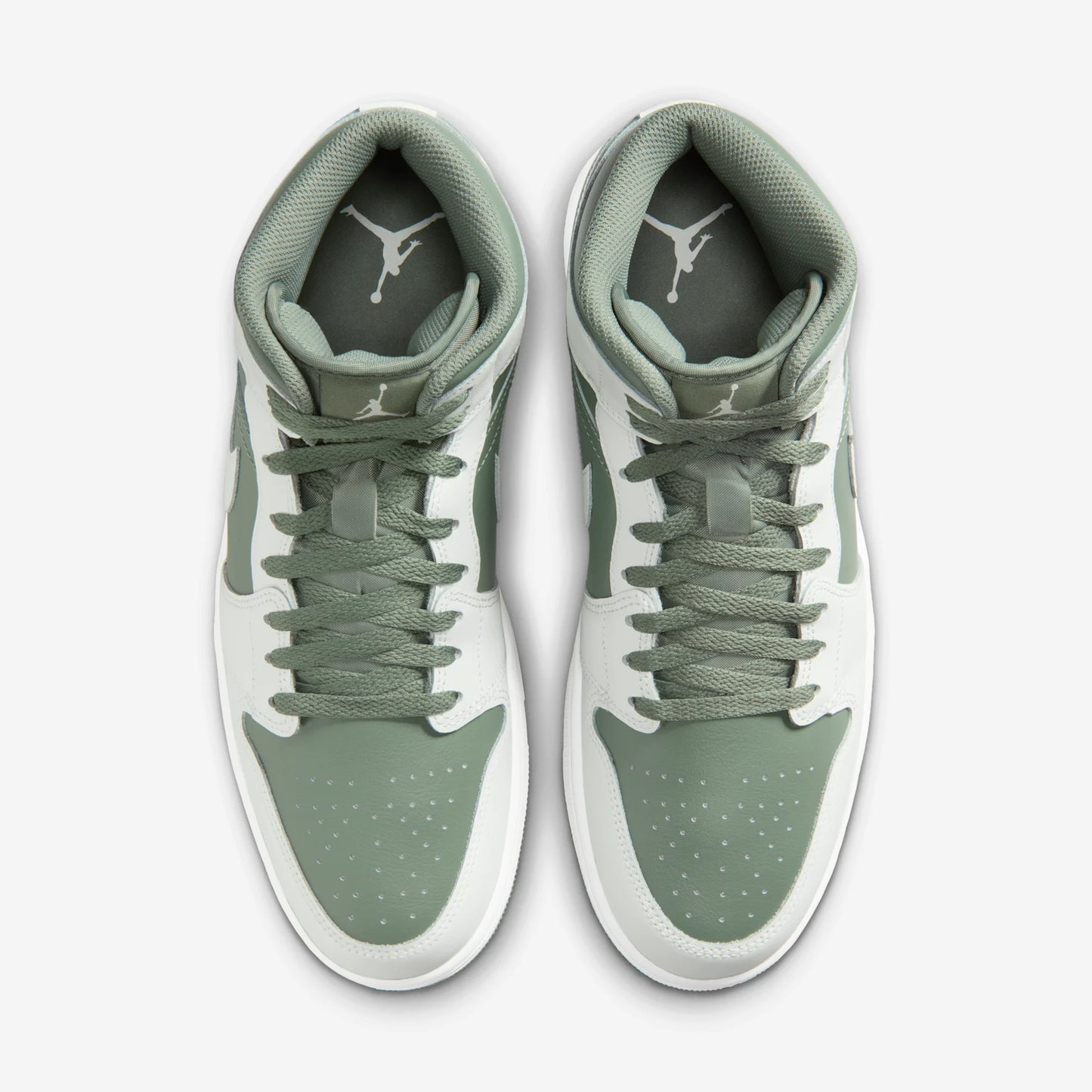 Jordan 1 Mid Summit White Vintage Lichen