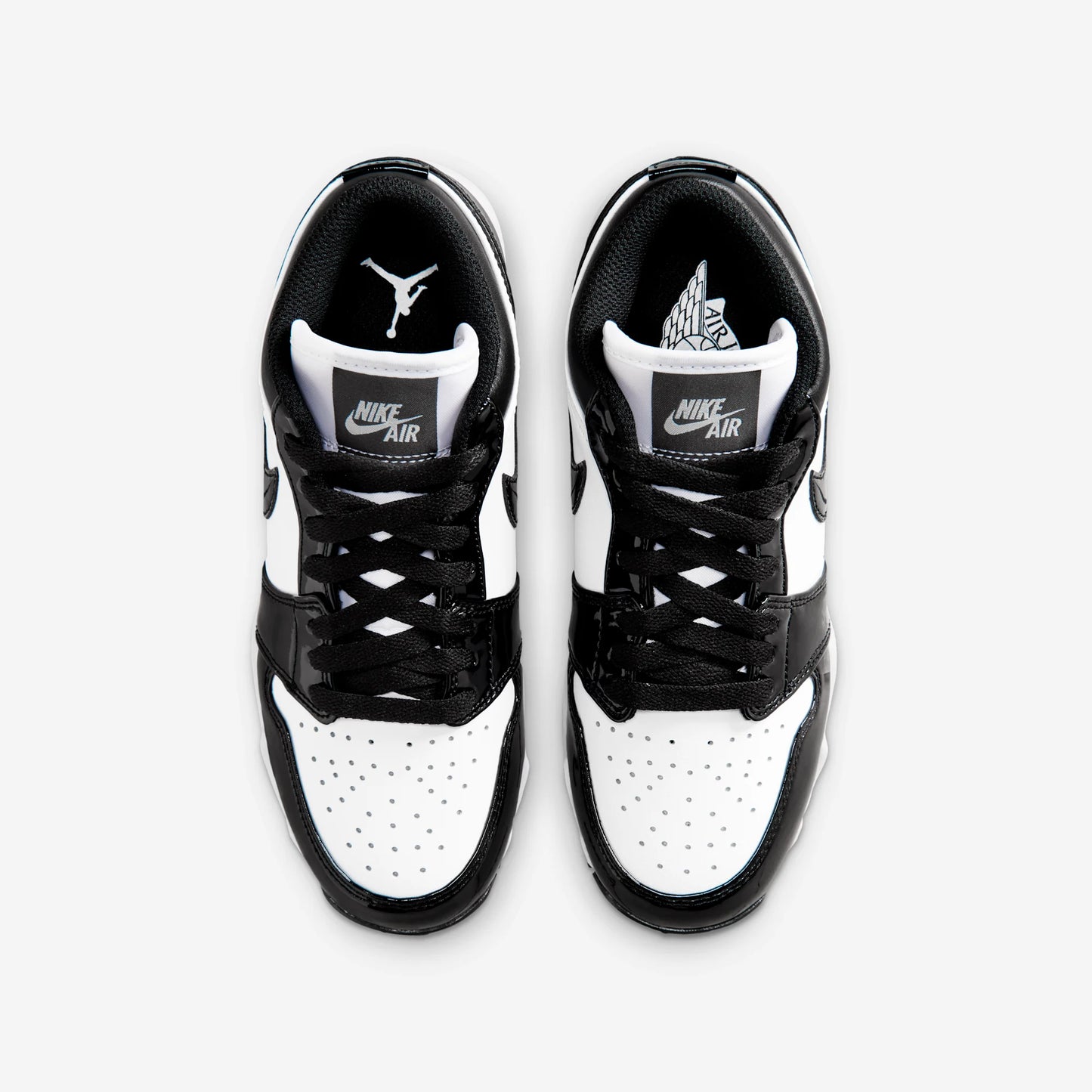 Jordan 1 Low Cleat Patent Panda (GS)