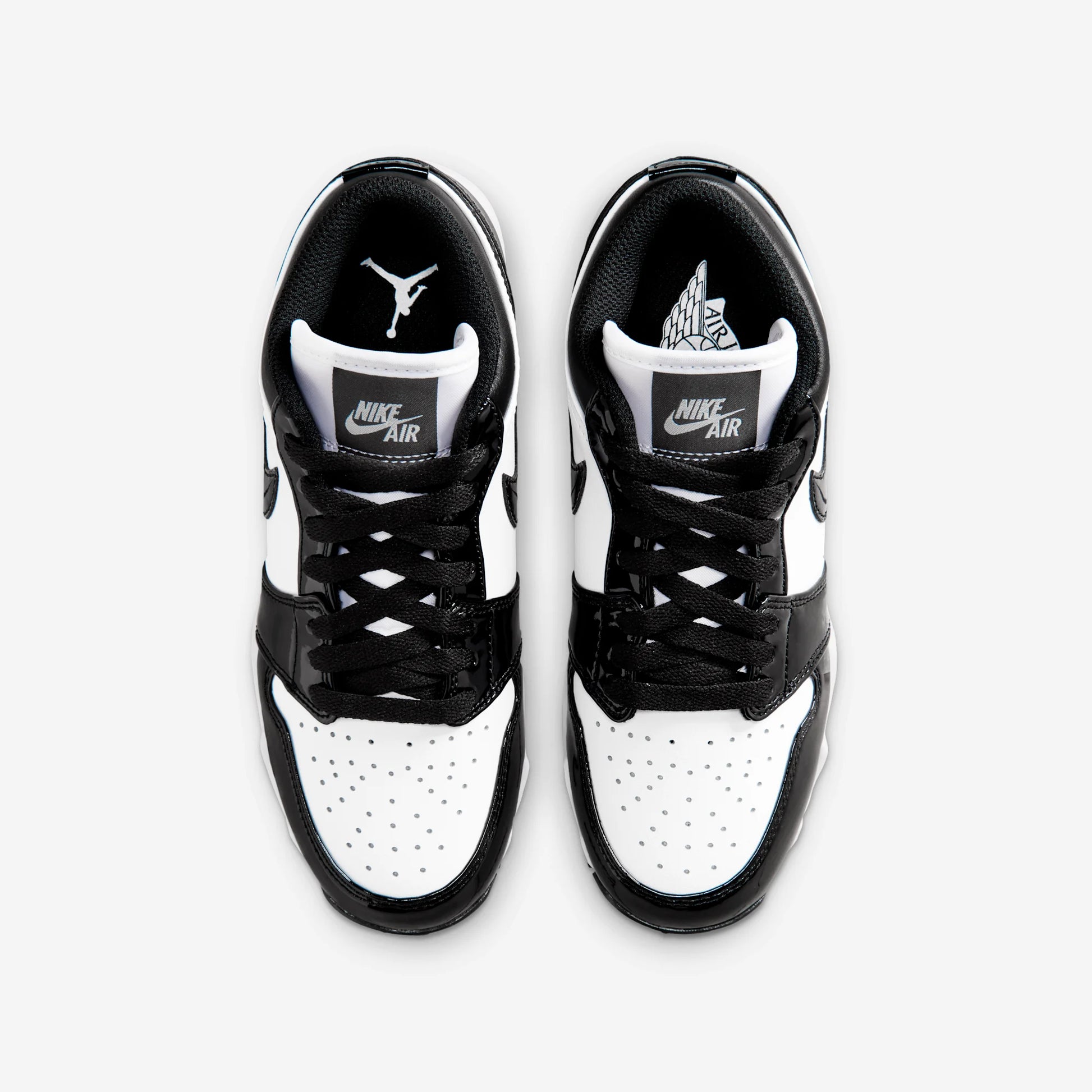 Jordan 1 Low Cleat Patent Panda (GS)