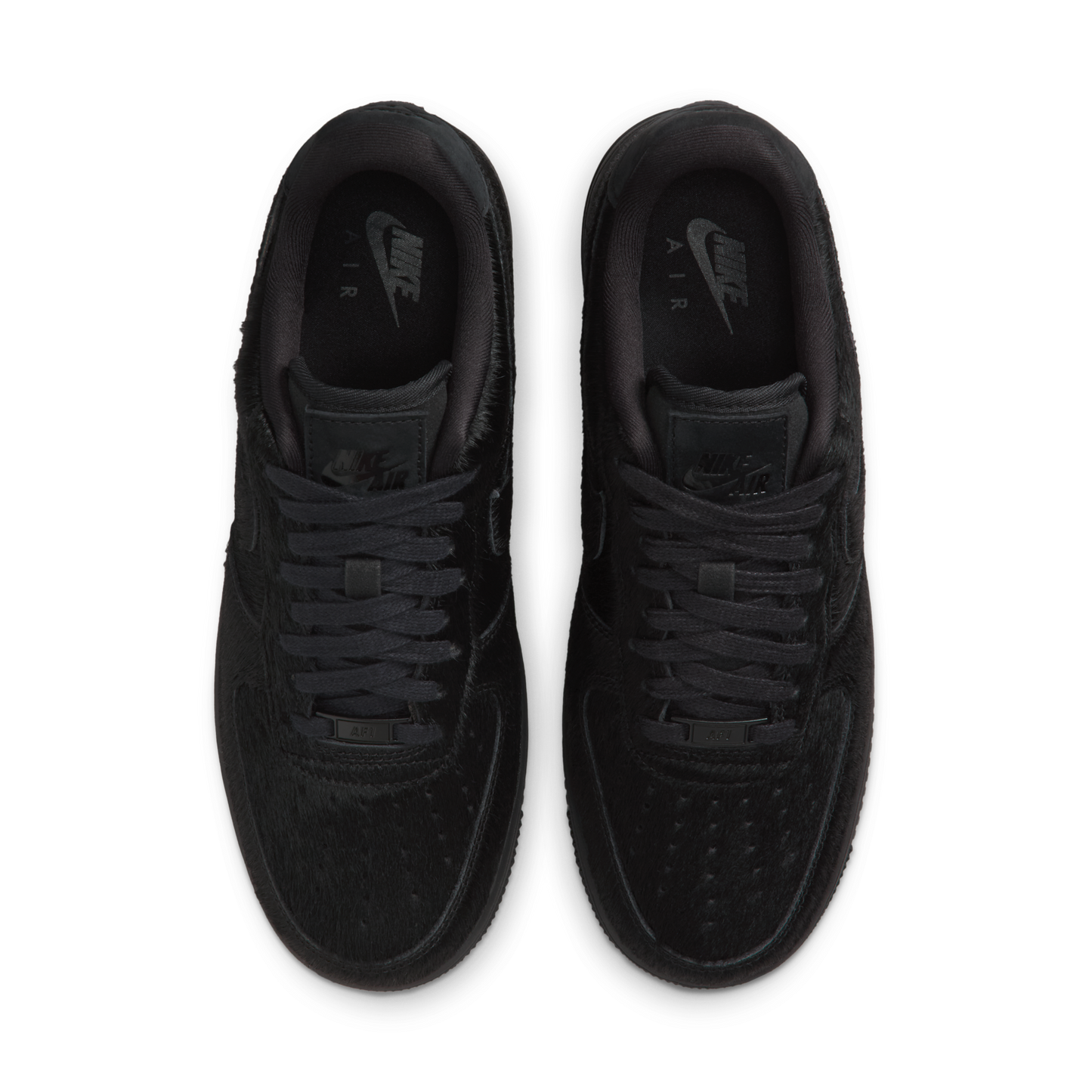 Nike Air Force 1 Low '07 Triple Black Pony Hair (Women's)