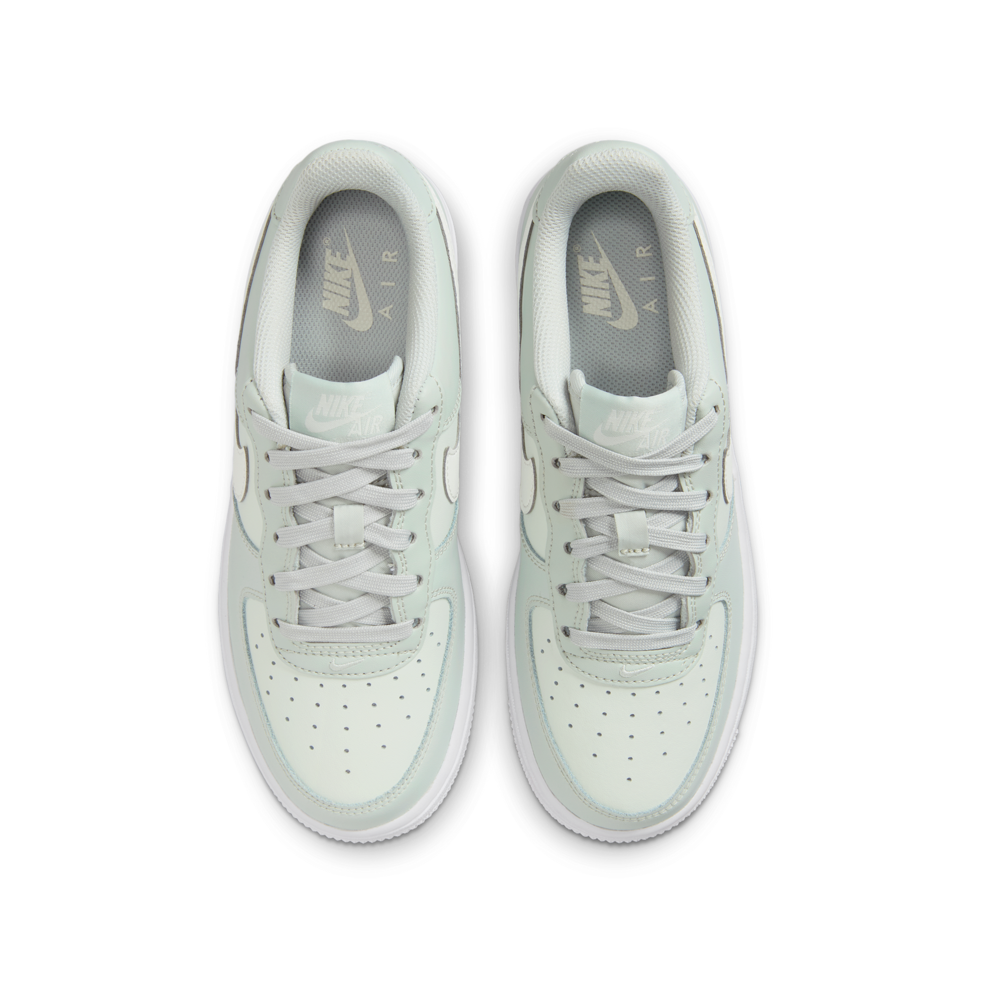 Nike Air Force 1 Low Light Silver Spruce Aura White Sail (GS)