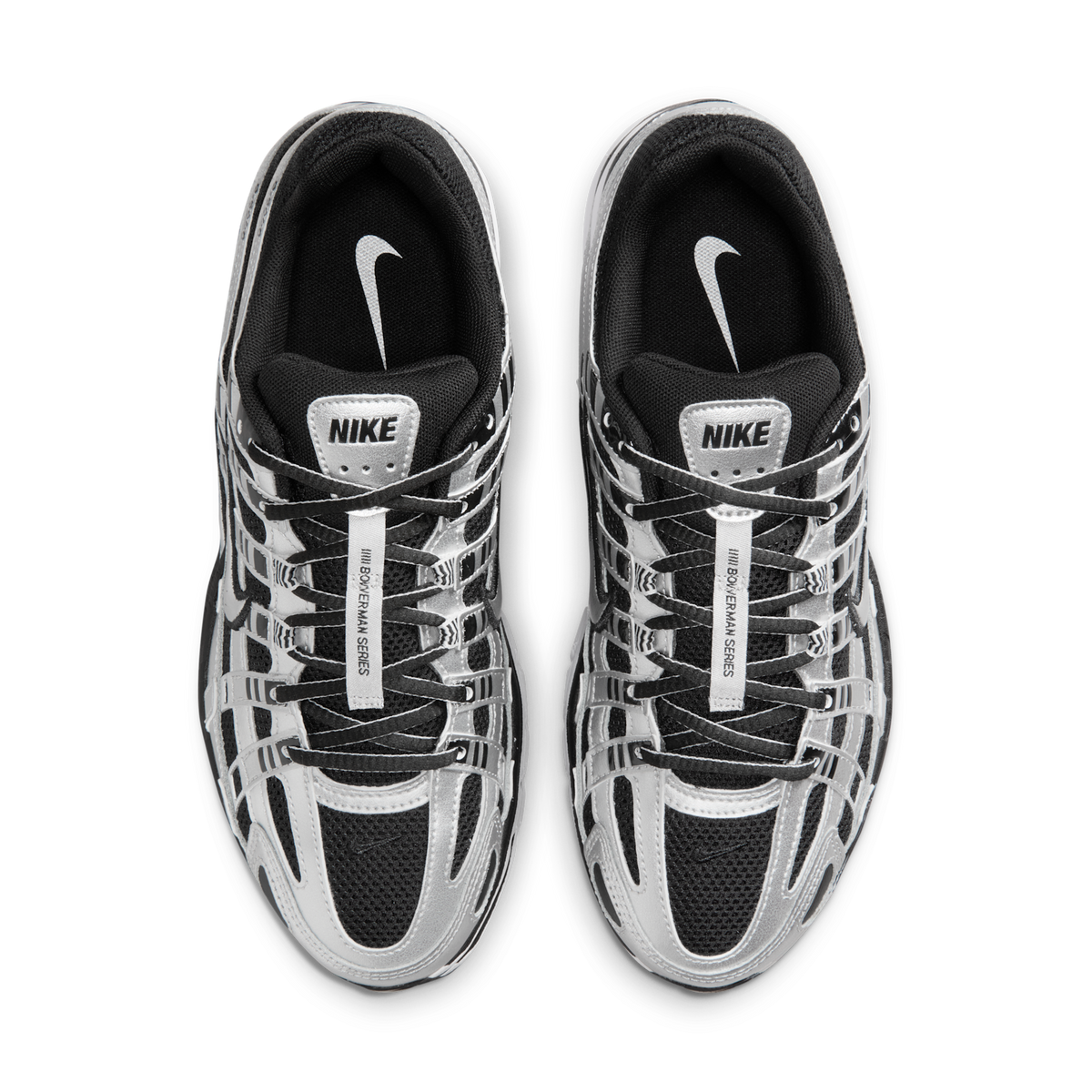 Nike P-6000 Metallic Silver Black White (Women's)