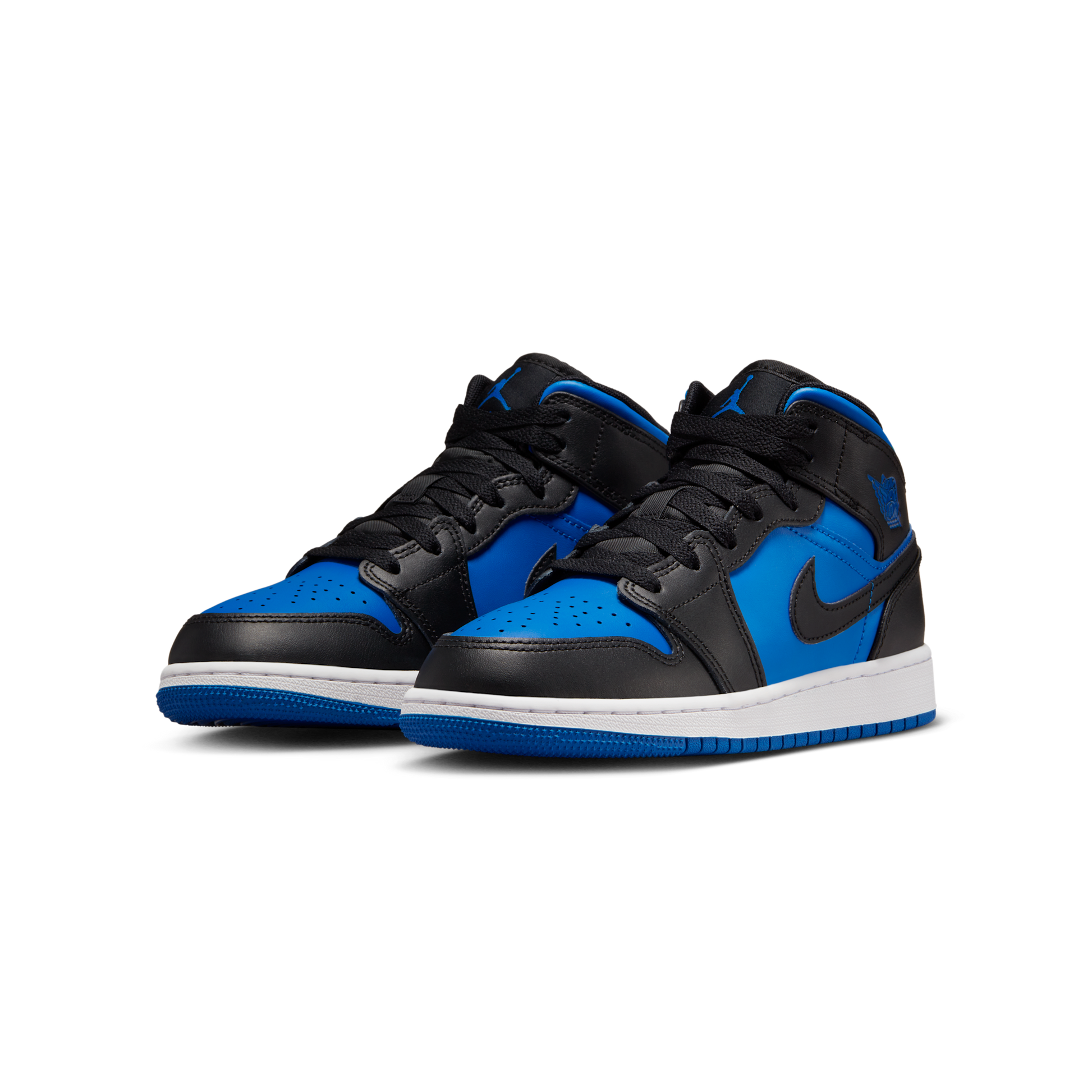 Jordan 1 Mid Black Royal Blue (GS)