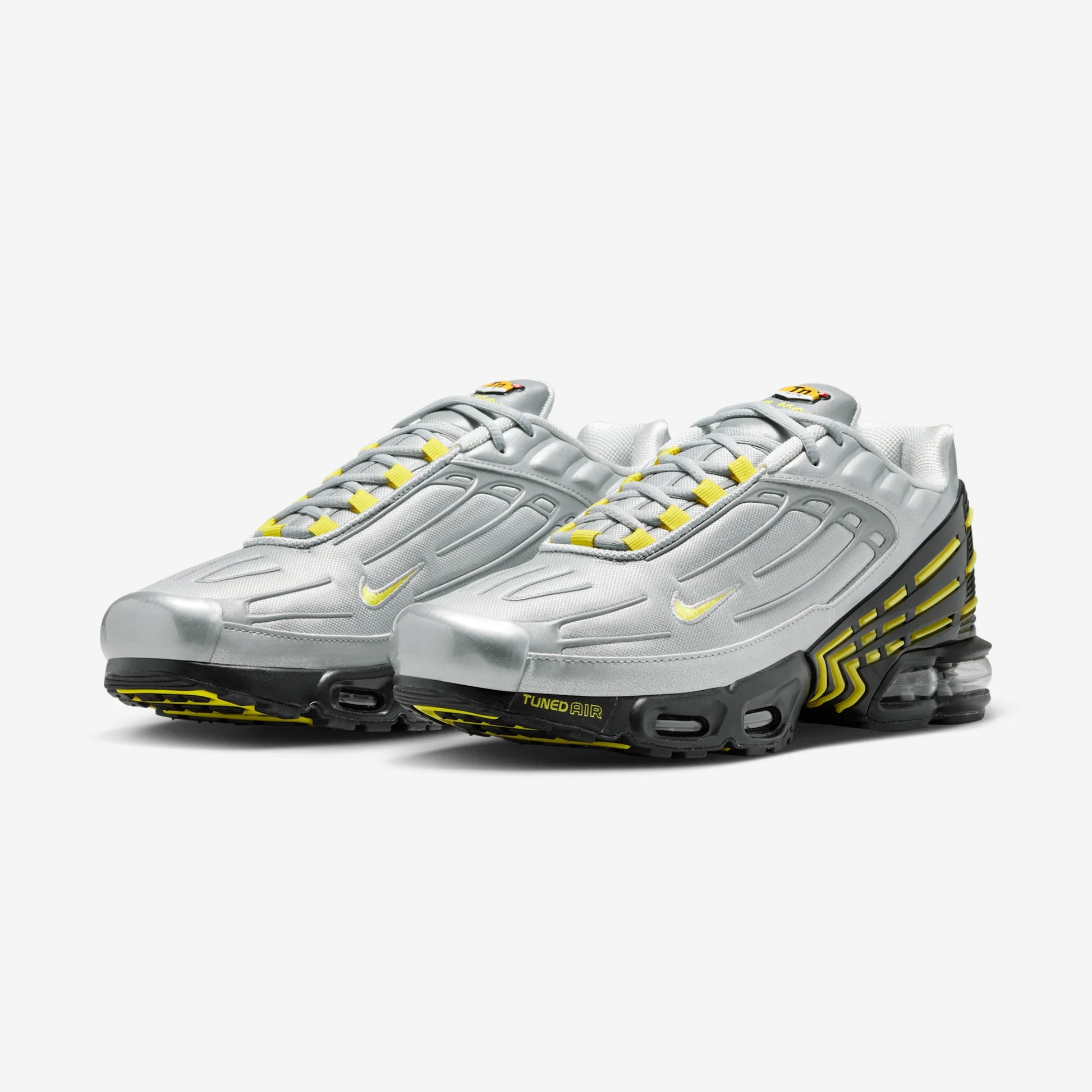 Nike Air Max Plus 3 Metallic Silver Opti Yellow