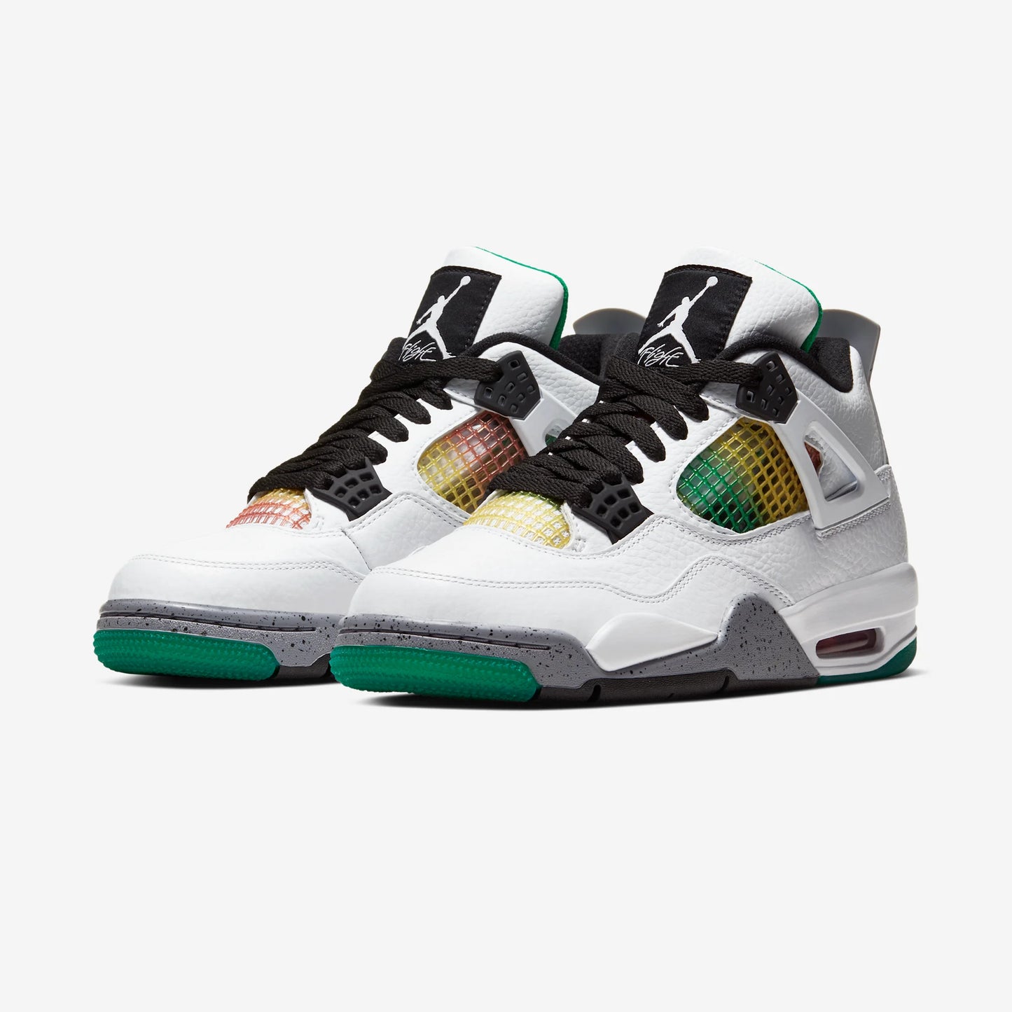 Jordan 4 Retro Lucid Green Rasta (Women's)