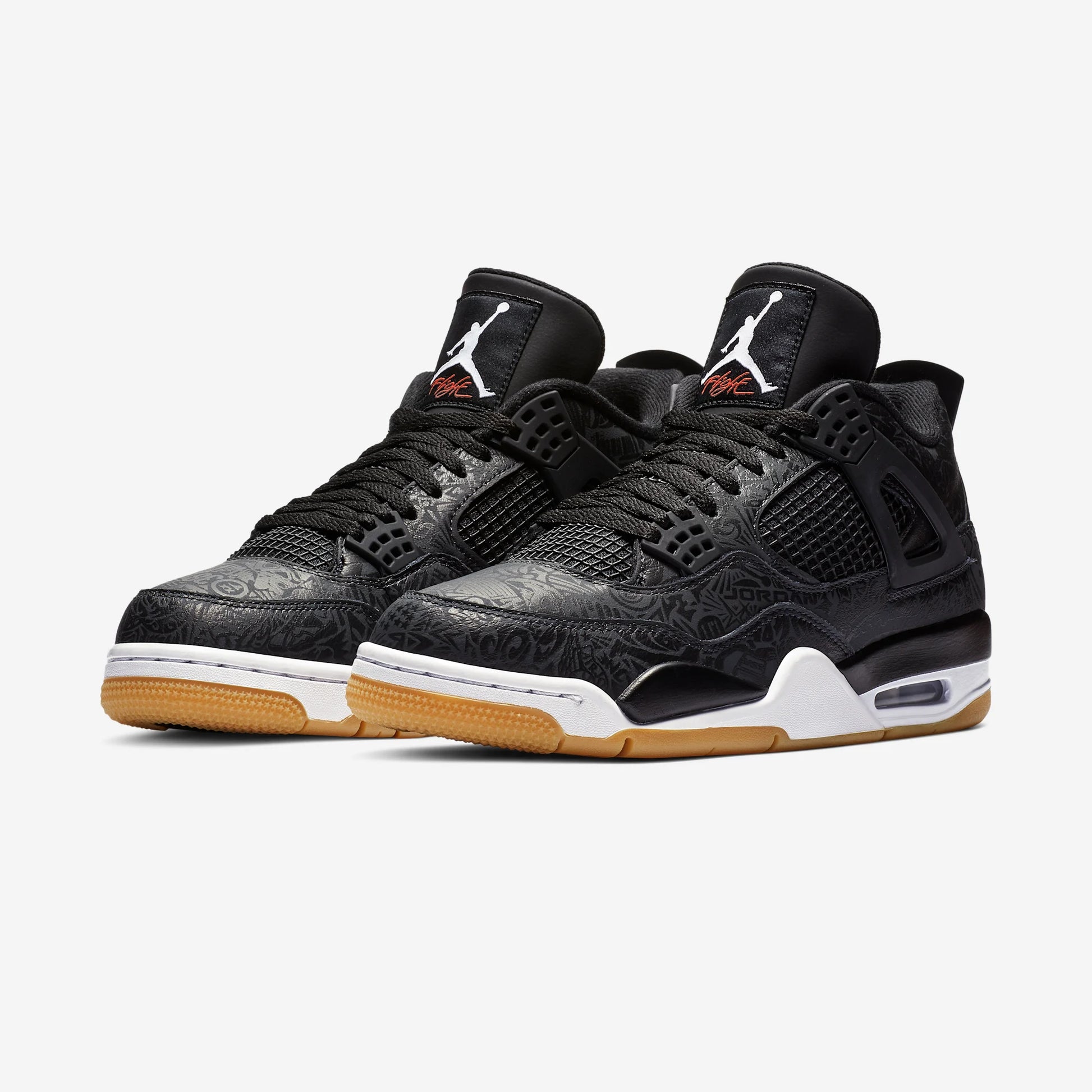 Jordan 4 Retro Laser Black Gum