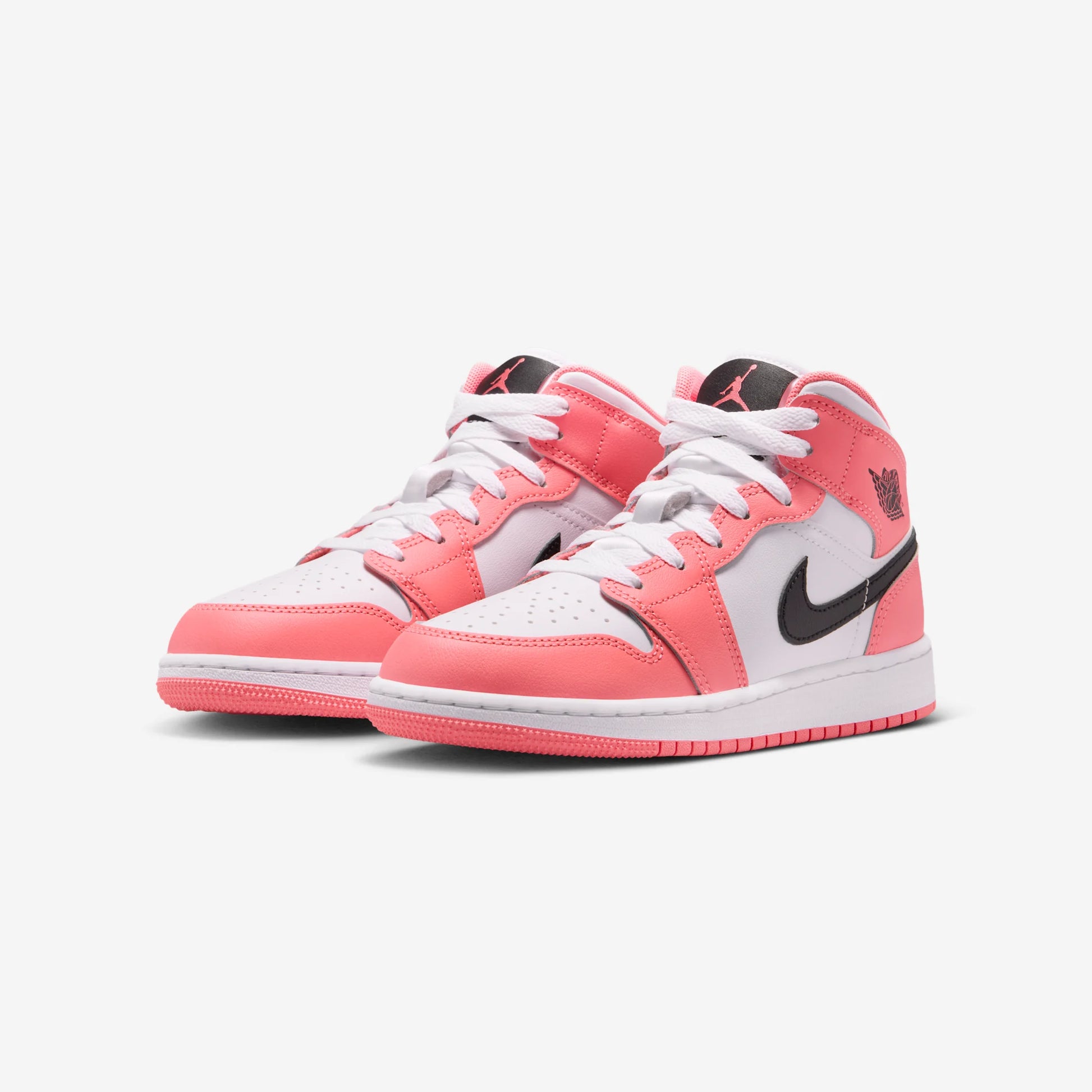 Jordan 1 Mid Pink Gaze (GS)