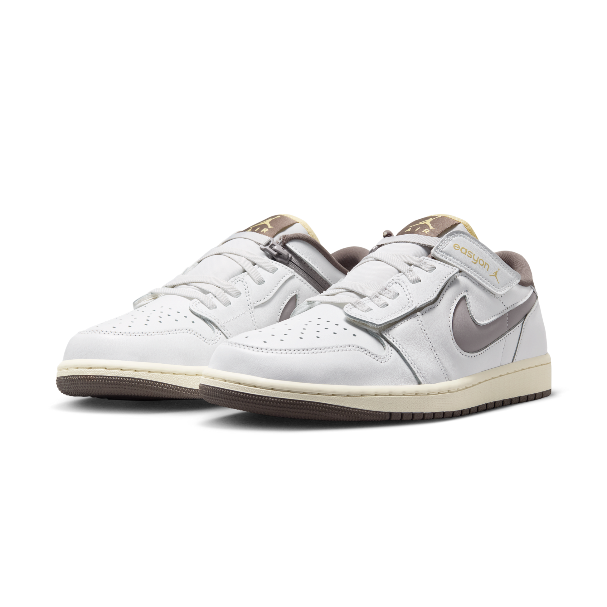Jordan 1 Low EasyOn White Olive Grey Lemon Wash
