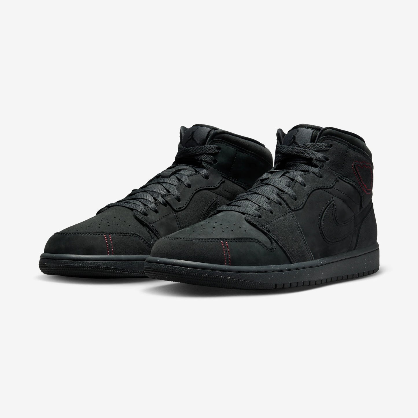 Jordan 1 Mid SE Craft Dark Smoke Red